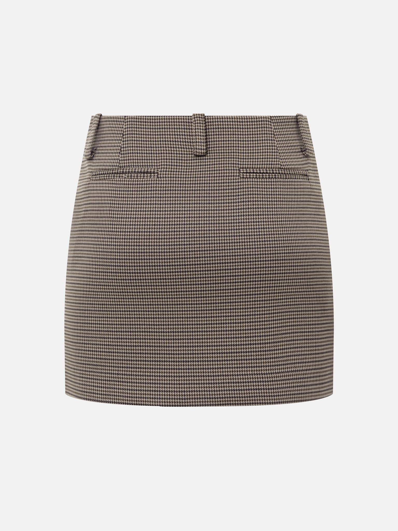 Straight Mini Skirt With Small Check Pattern LICHI Online Fashion straight-mini-skirt-with-small-check-pattern-lichi-online-fashion
