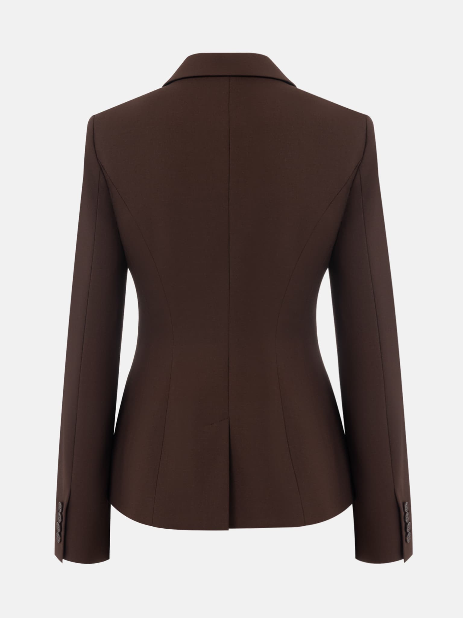 Single-breasted jacket with fitted silhouette