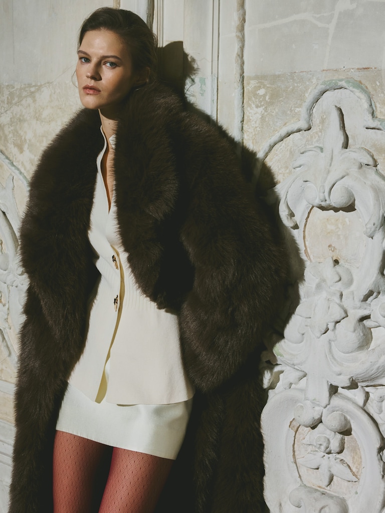 Maxi length eco-coat