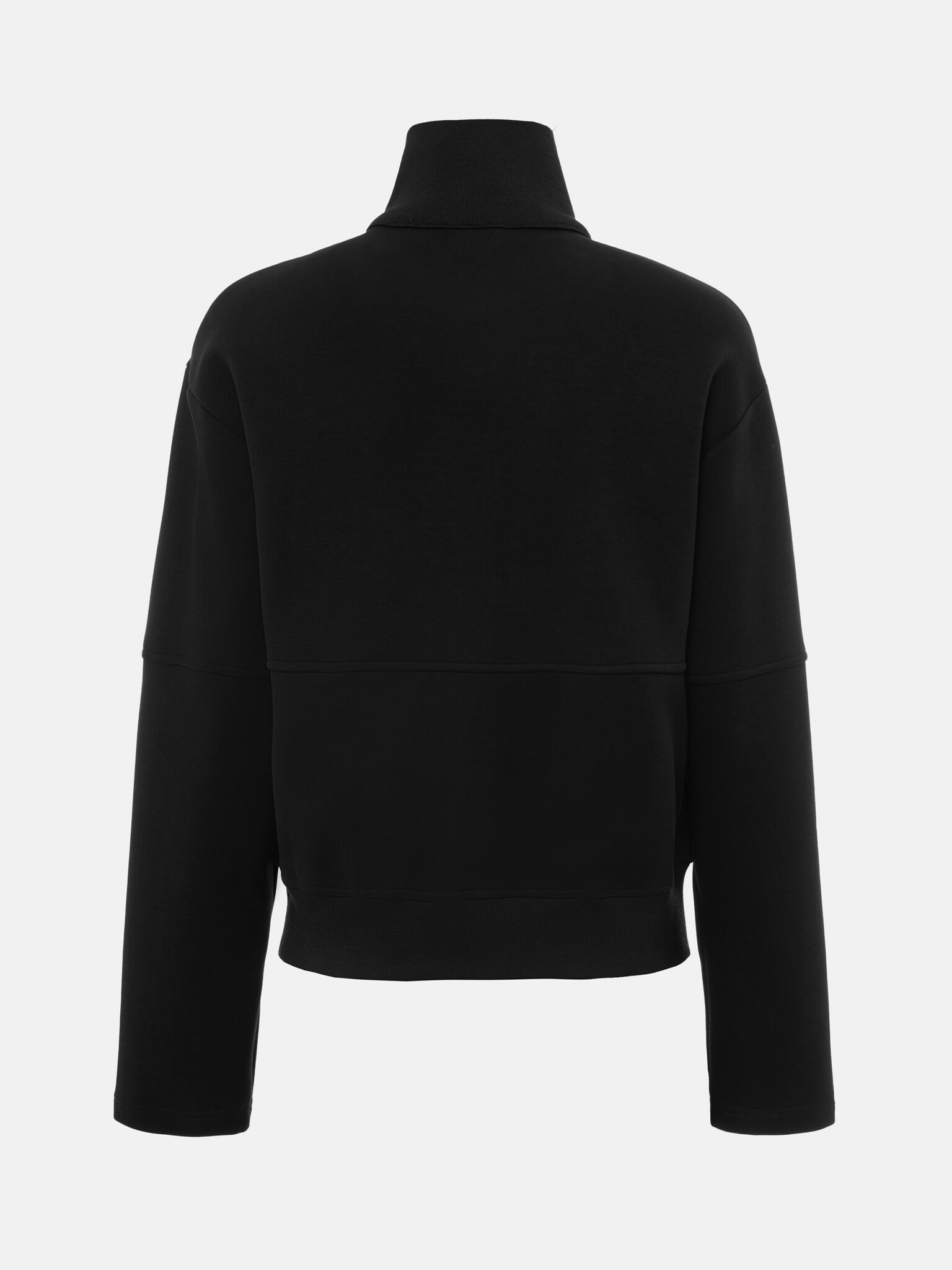 Худи из футера с двусторонней молнией