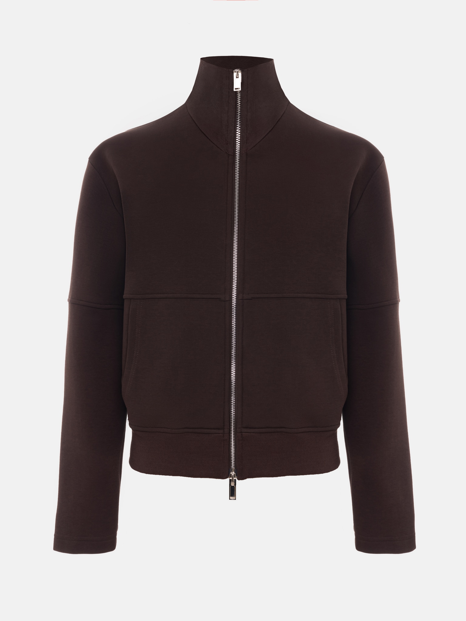 Bluza z kapturem z dwukierunkowym zamkiem błyskawicznym