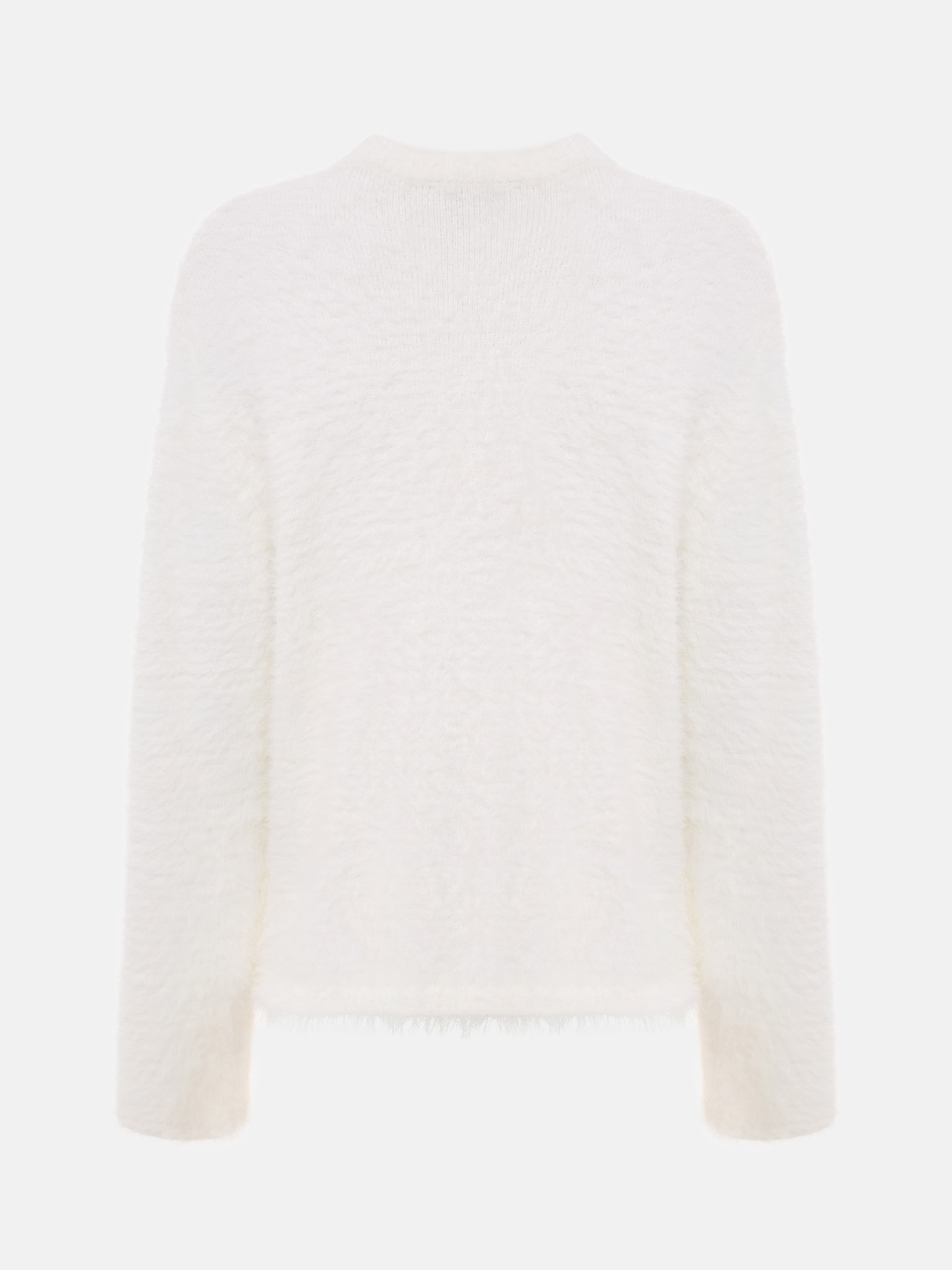 Свободный кардиган из пушистого трикотажа