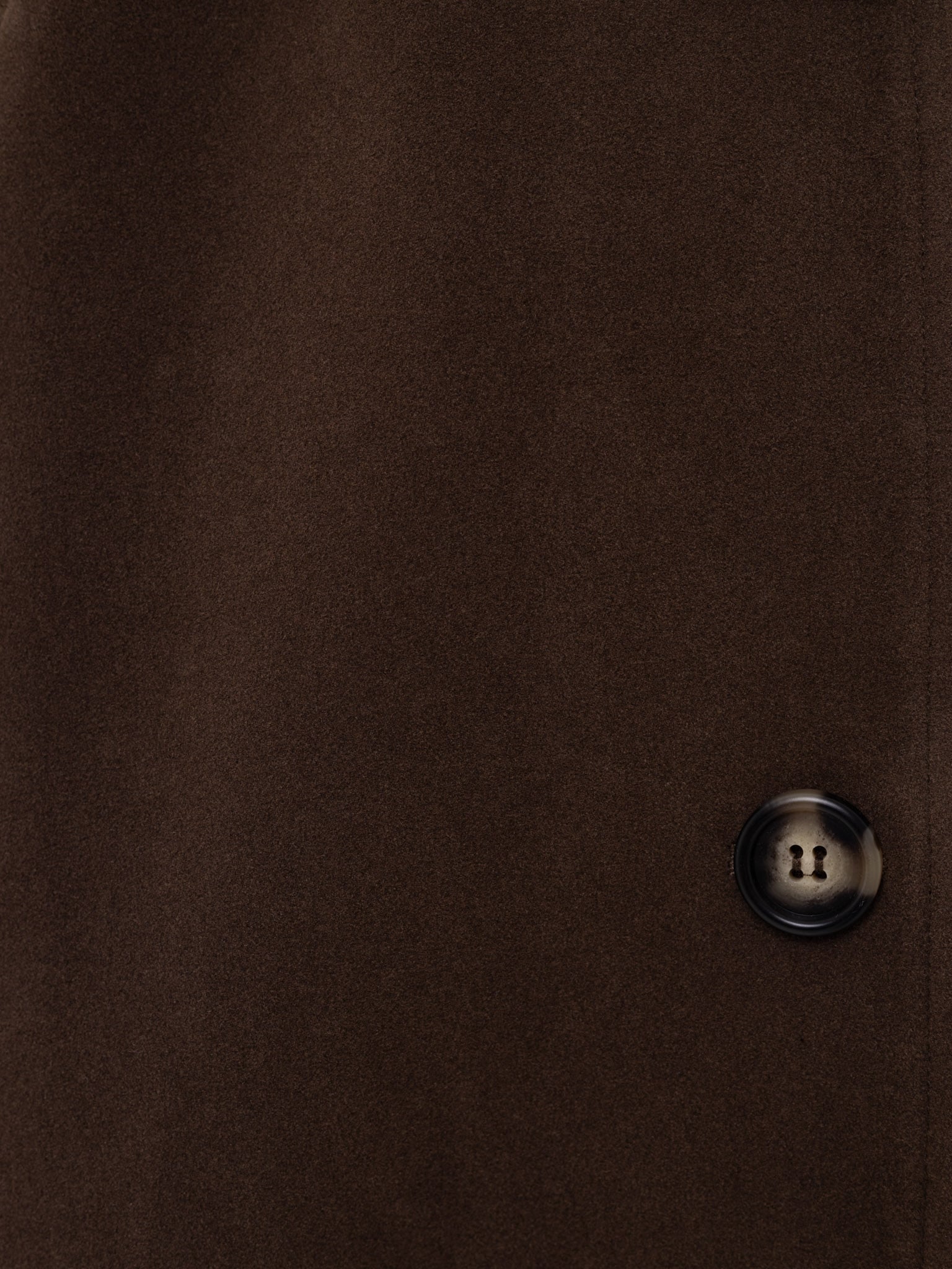 Einreihiger Maxi-Trenchcoat in Übergröße