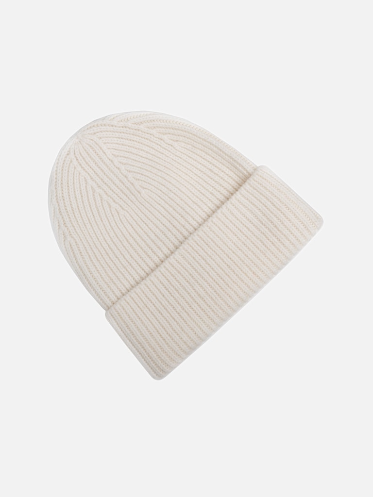 Woollen ribbed beanie
