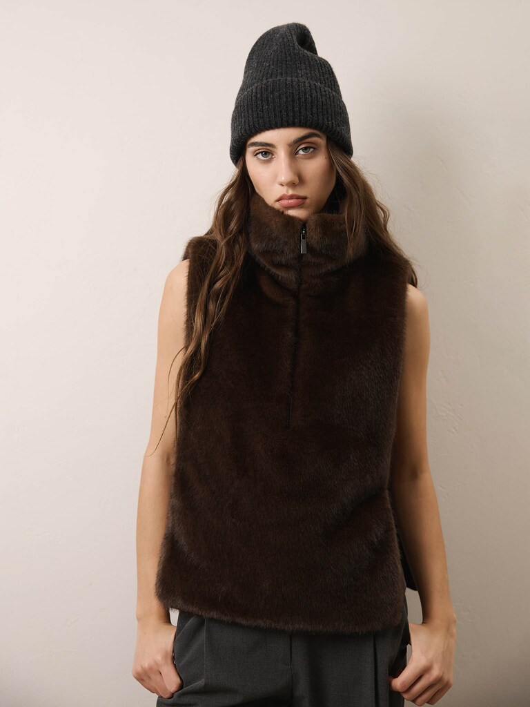 Woollen ribbed beanie