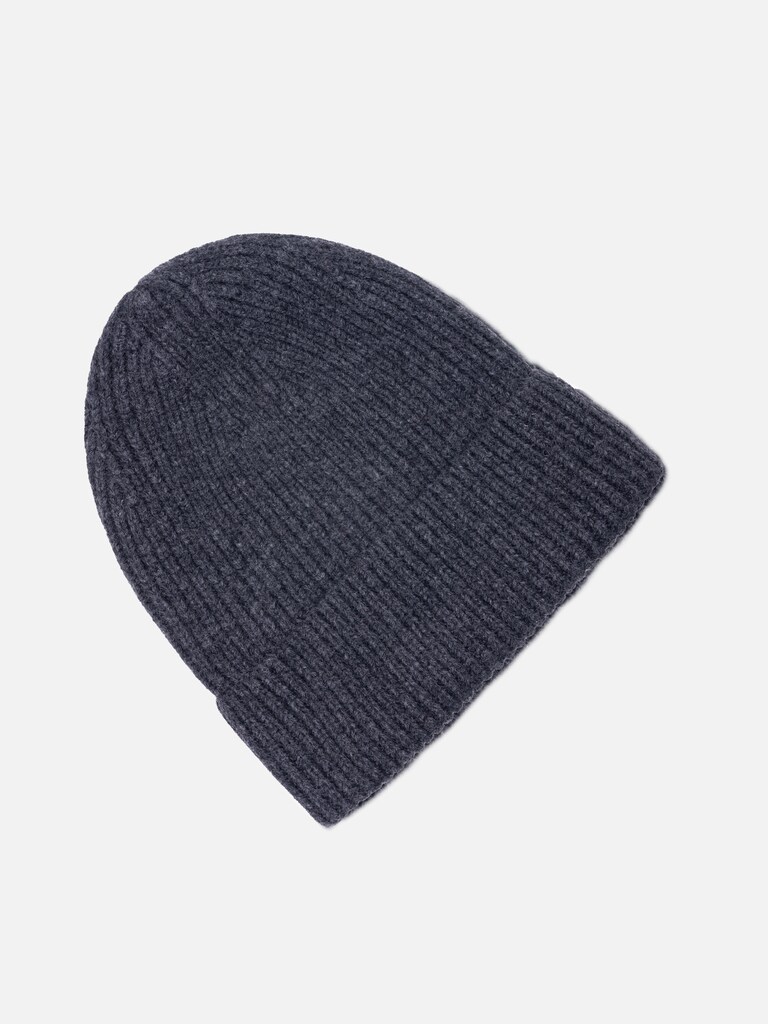 Woollen ribbed beanie