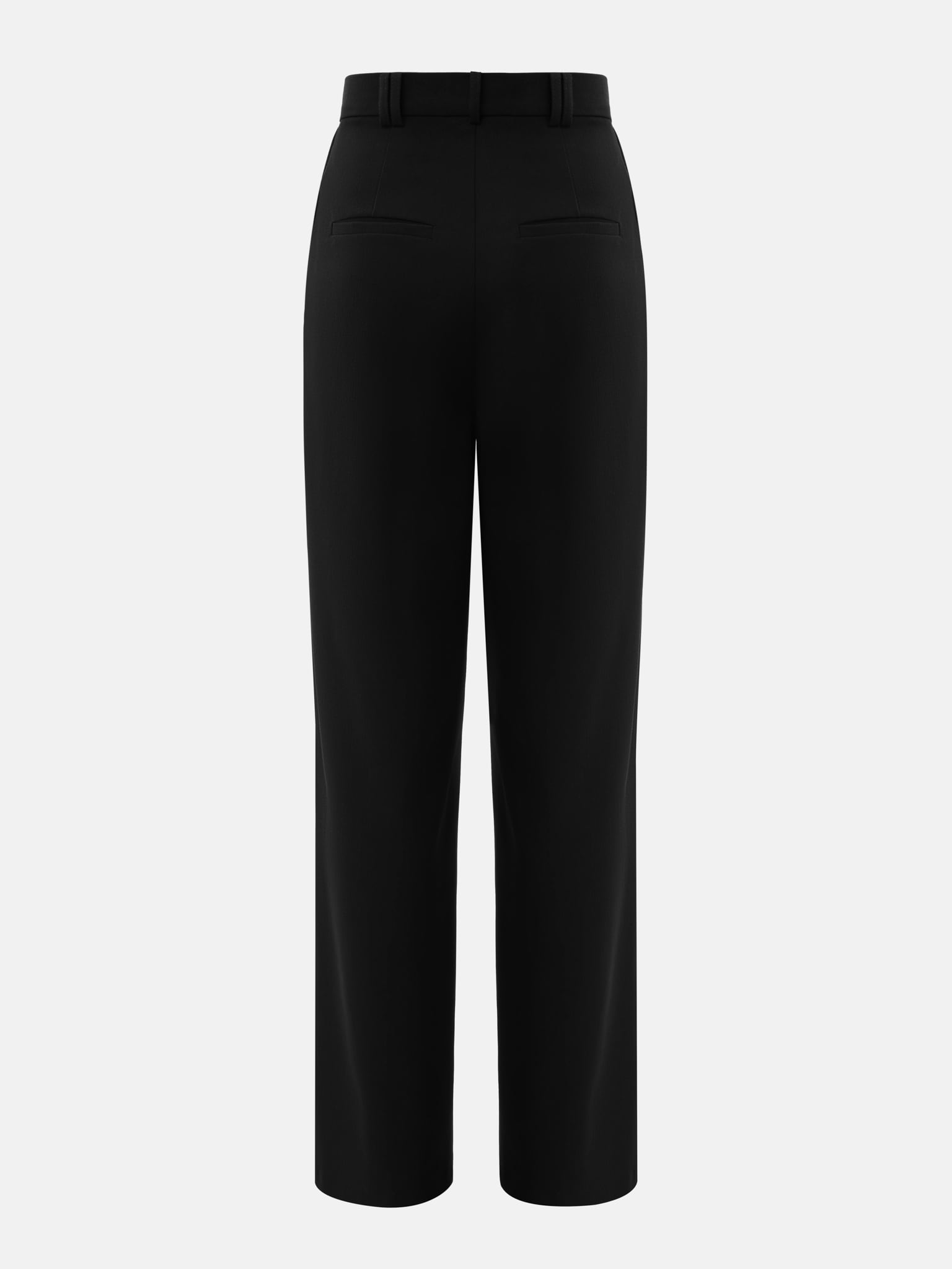 Костюмные брюки свободного кроя со стрелками