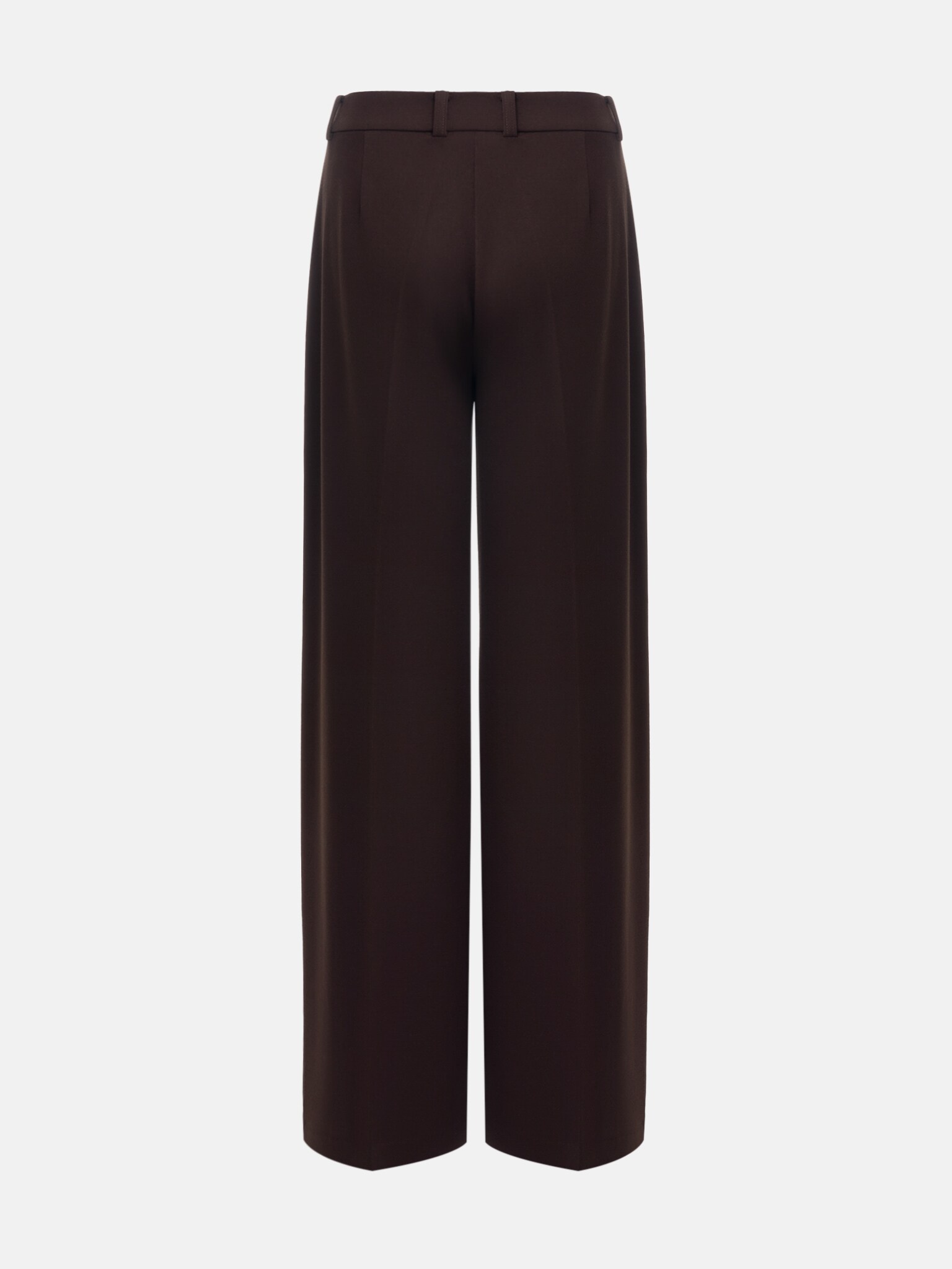 Брюки свободного кроя из костюмной ткани