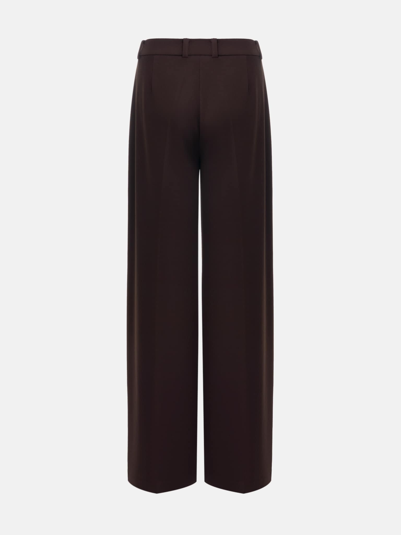 Брюки свободного кроя из костюмной ткани