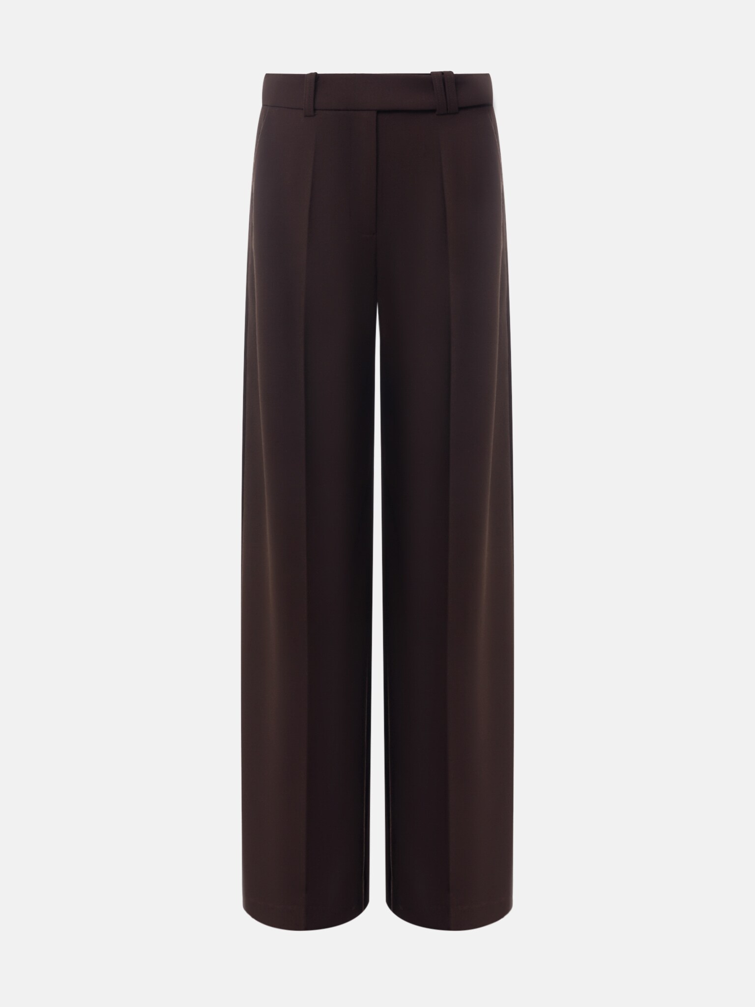 Брюки свободного кроя из костюмной ткани