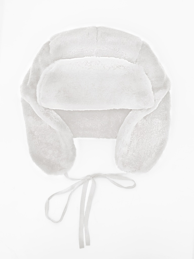 Шапка-ушанка из экомеха