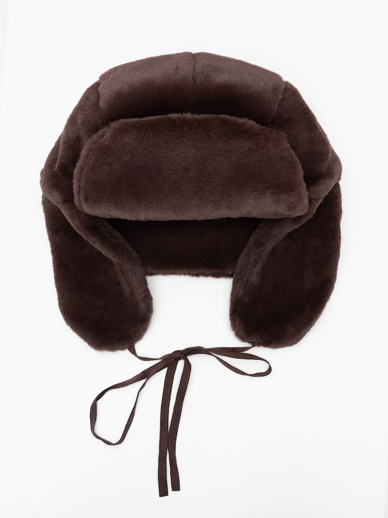 Eco-fur ushanka hat