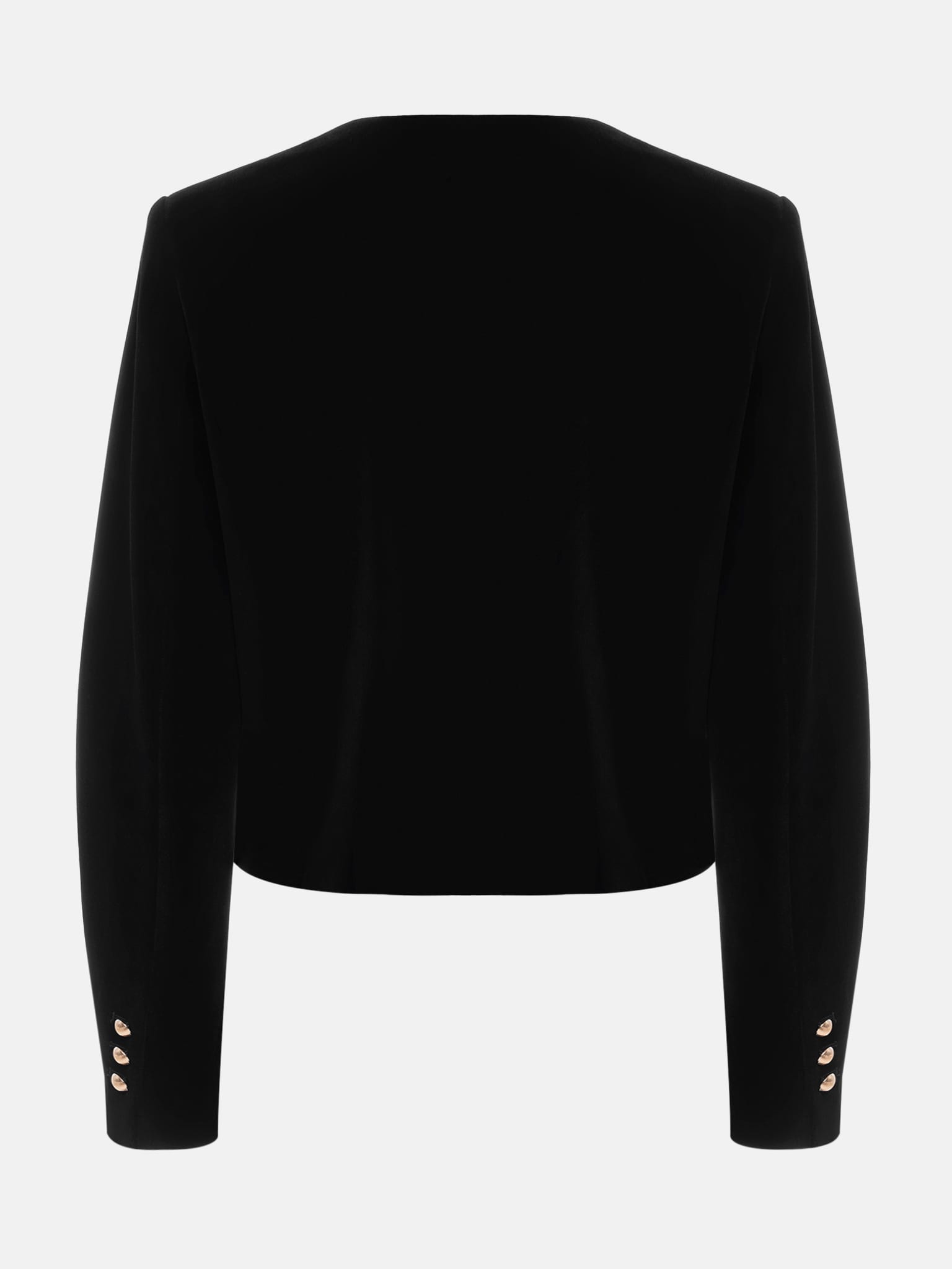 Жакет из ткани с бархатистой фактурой