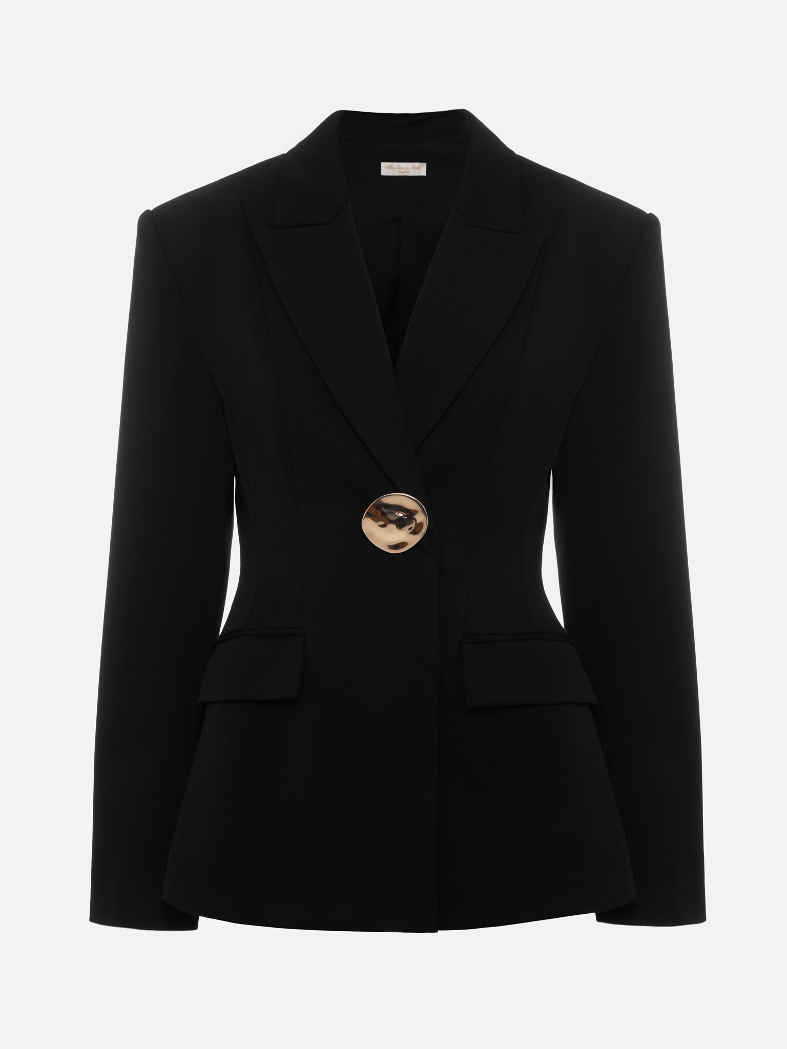 Приталенный жакет с акцентной брошью :: LICHI - Online fashion store