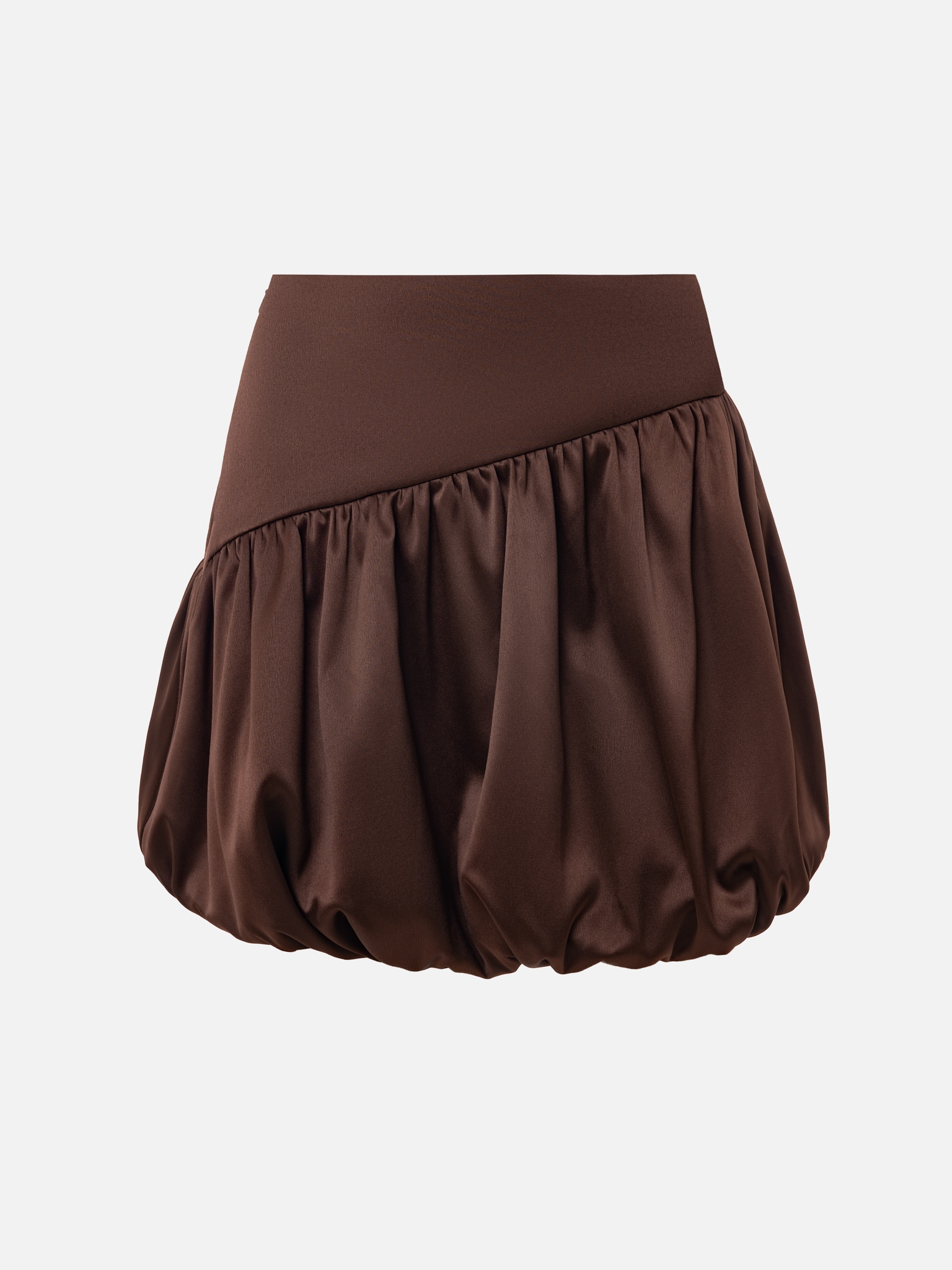 Юбка баллон мини с асимметричным поясом :: LICHI - Online fashion store