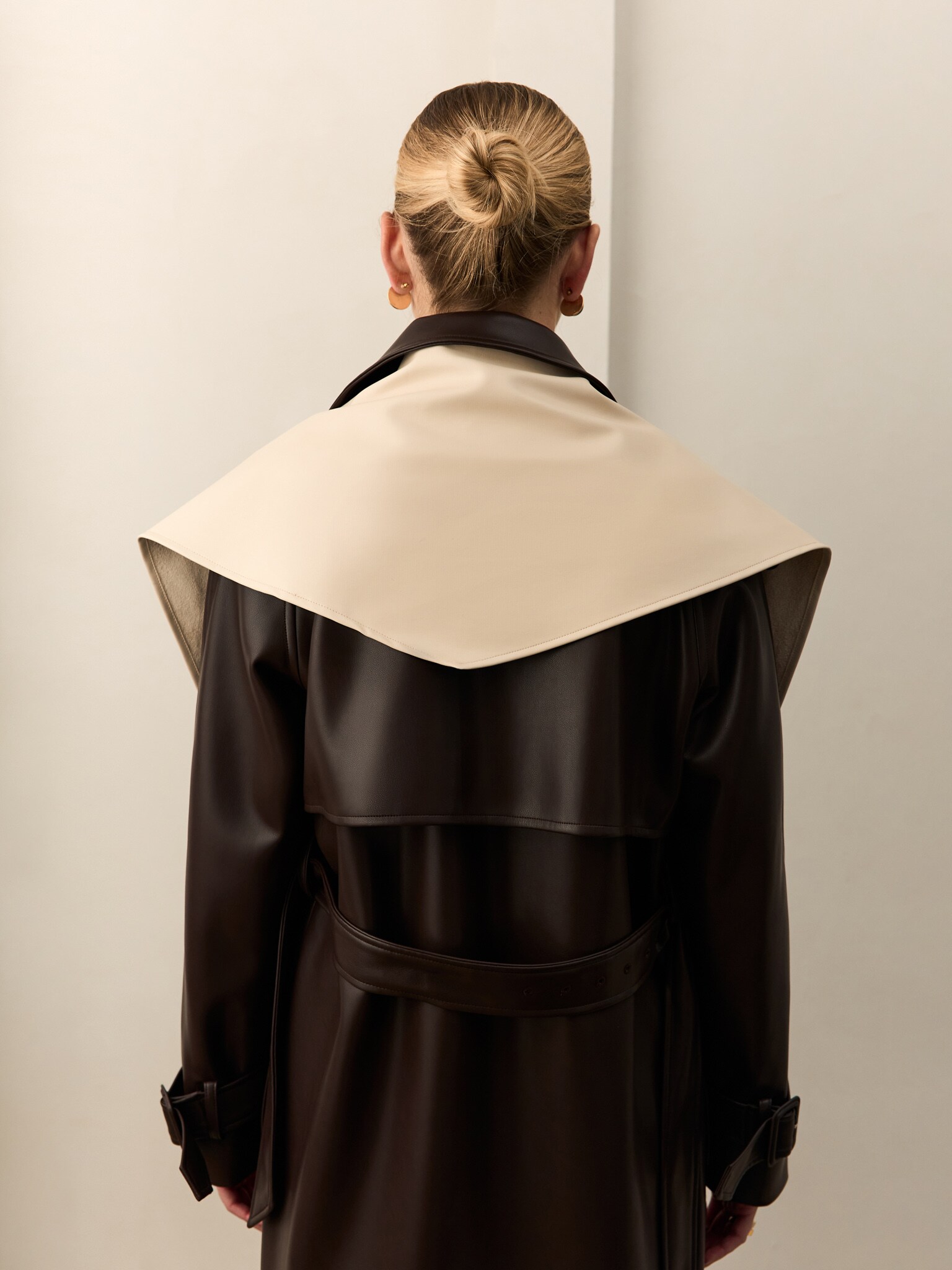 Eco-leather headscarf