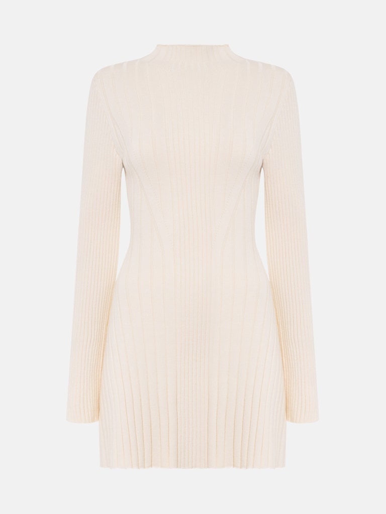 Dzianinowa sukienka mini