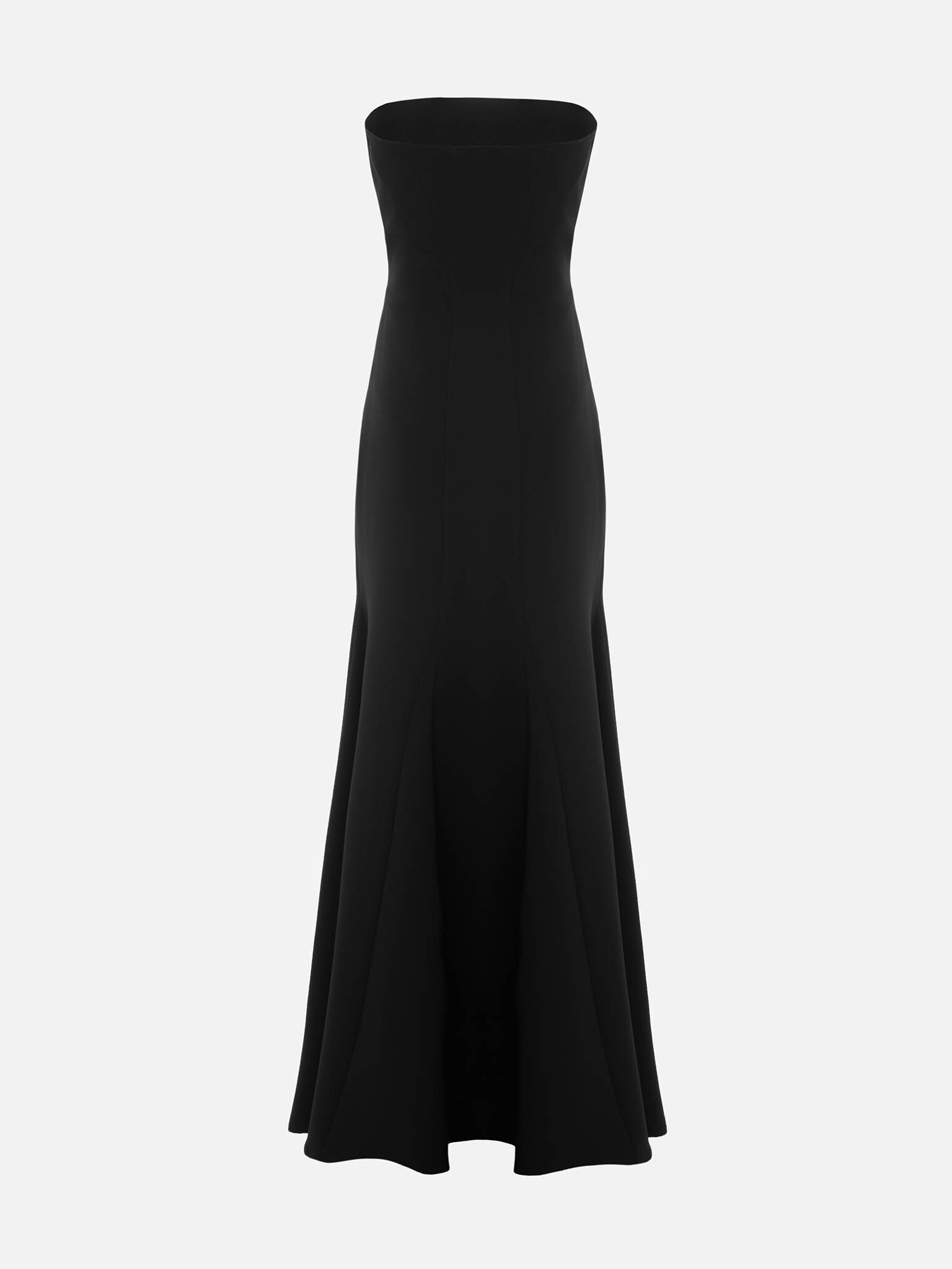 Приталенное платье макси с открытыми плечами :: LICHI - Online fashion ...