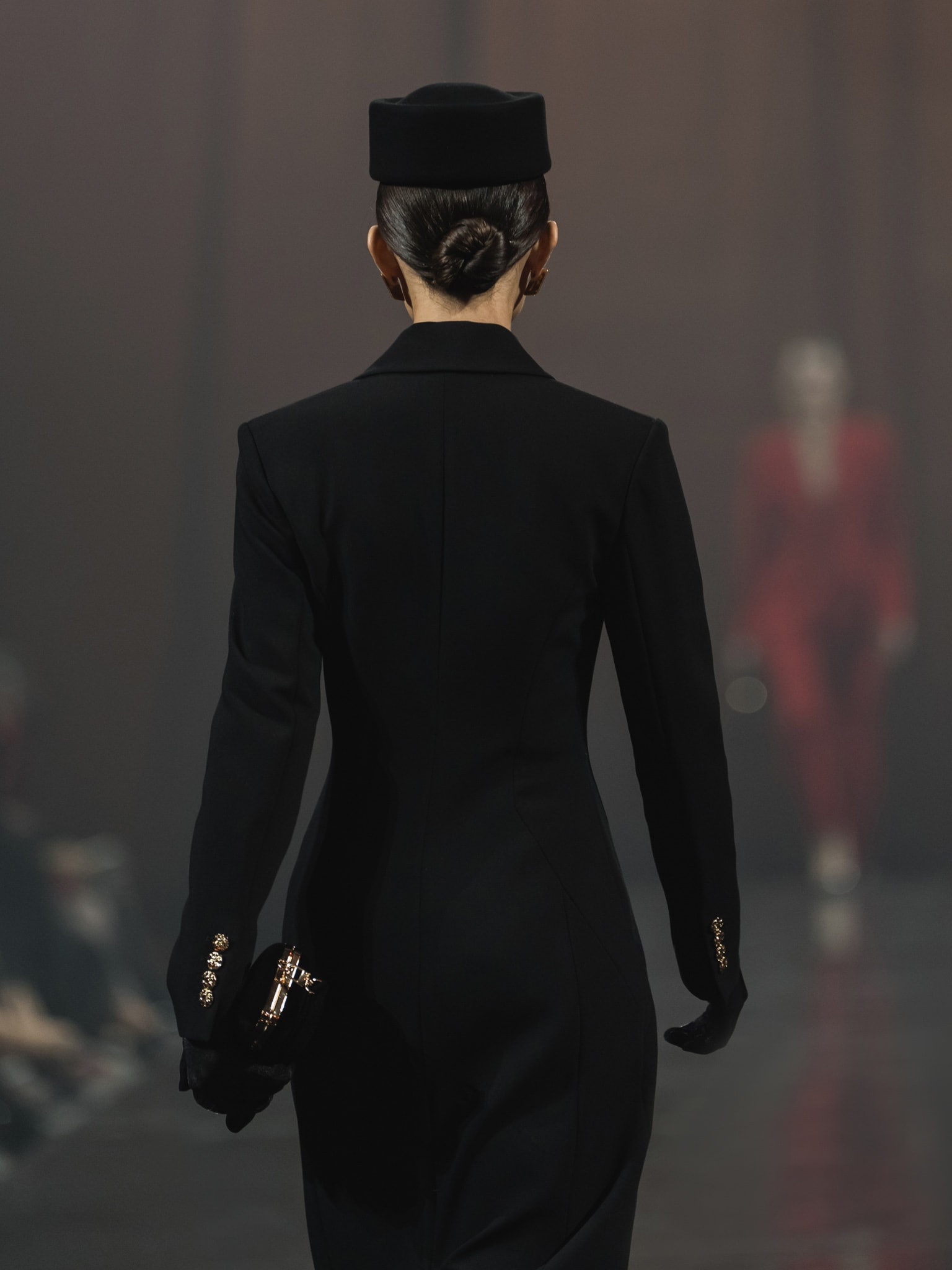 Robe veste maxi avec fentes sur la jupe