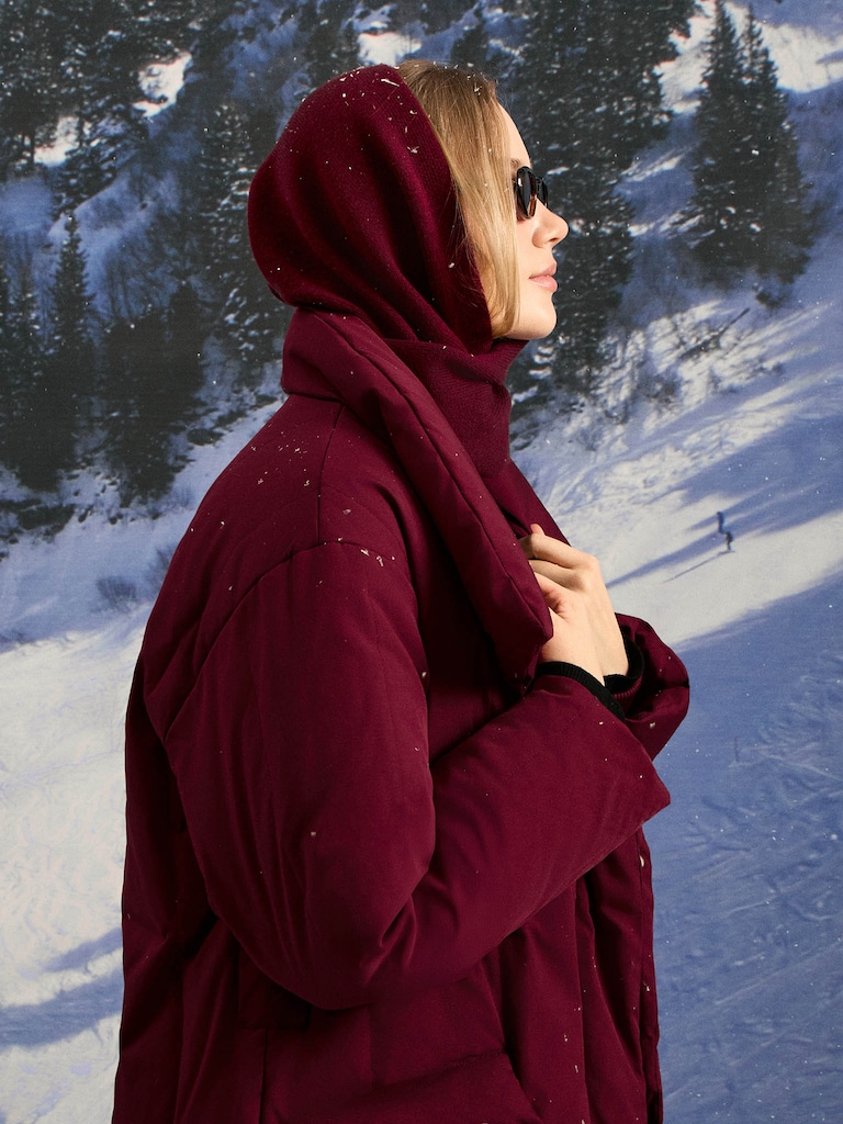 Gestricktes Kopftuch