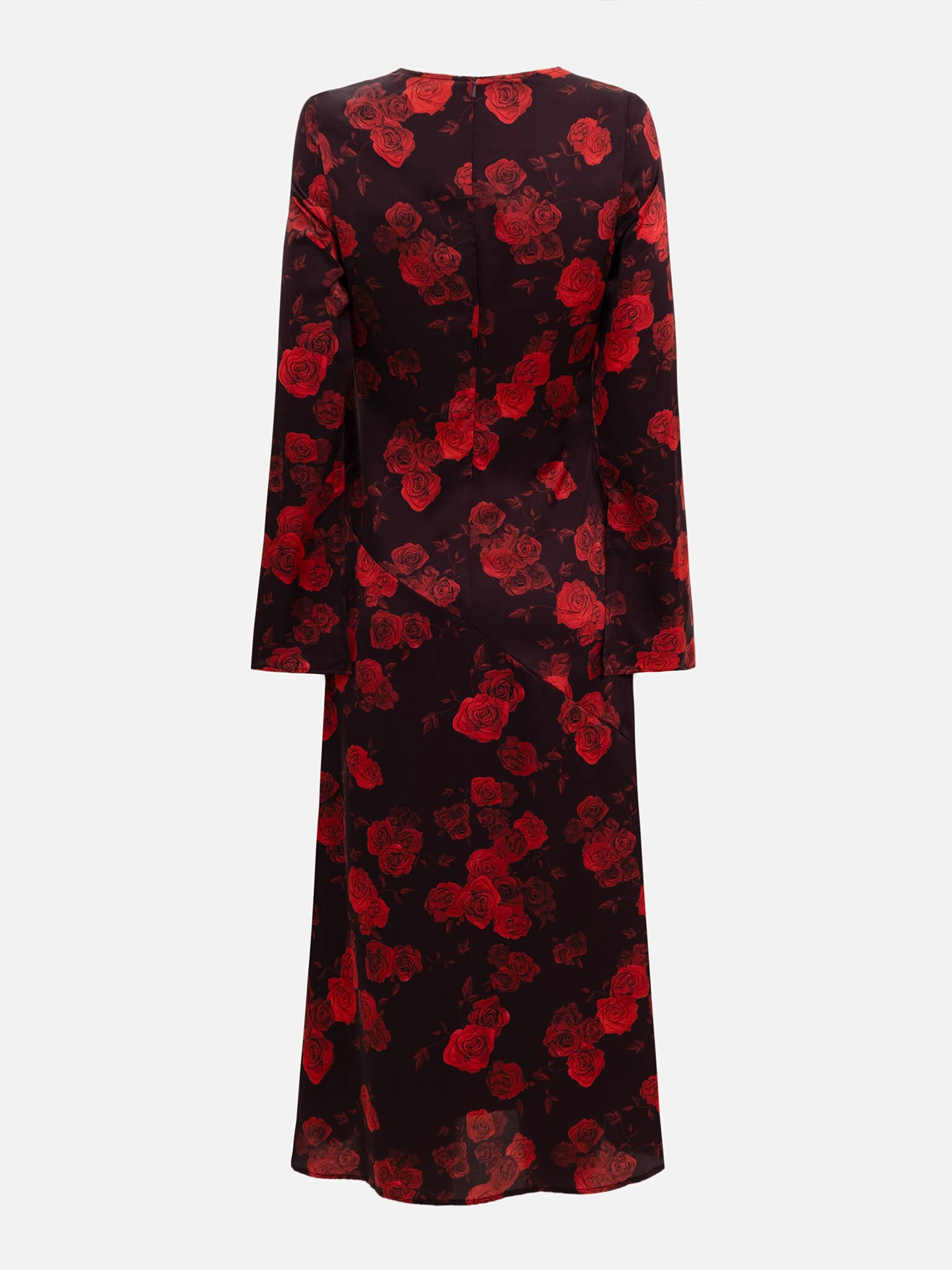 Midi dress in lightweight fabric with floral print :: LICHI - Online ...