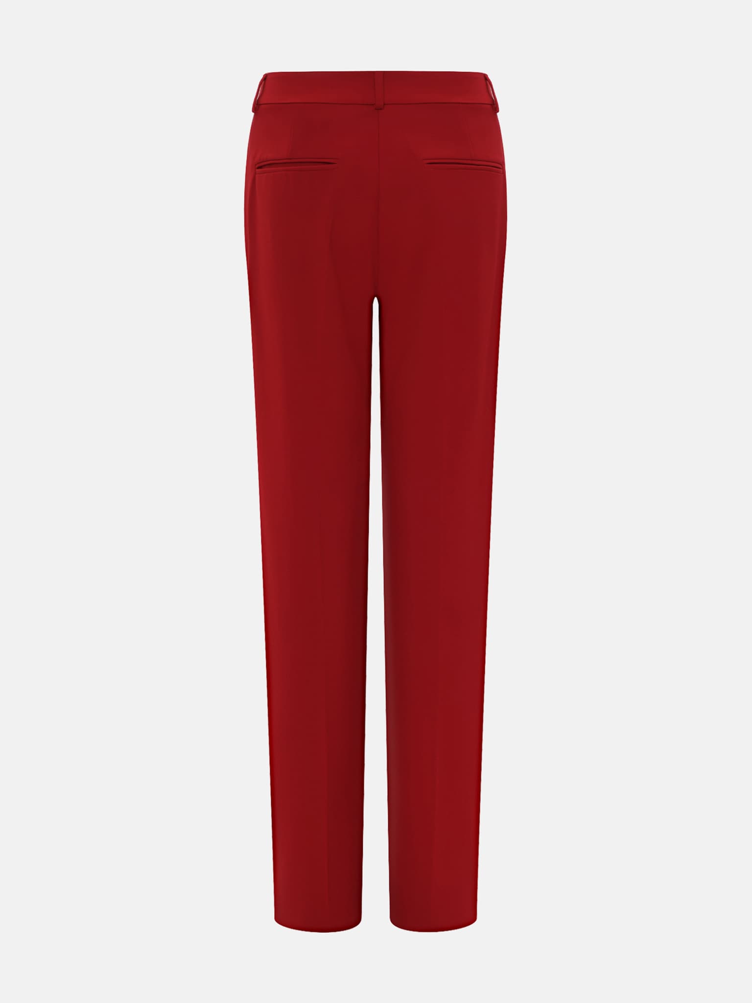 Straight trousers with crease