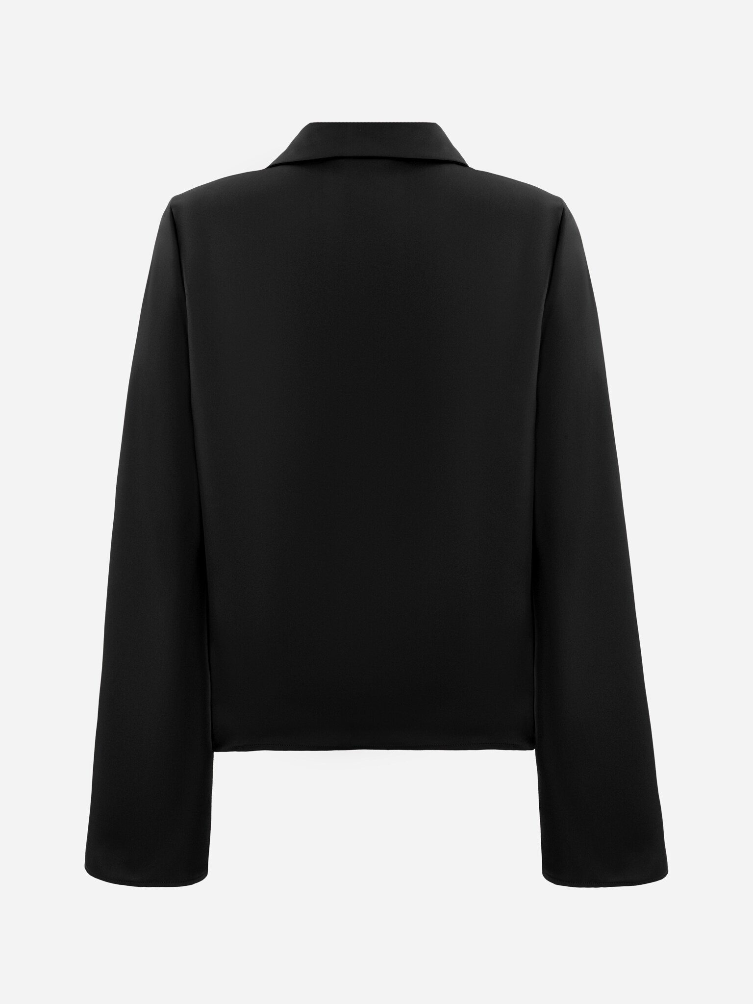 Атласная блуза с объемными рукавами :: LICHI - Online fashion store