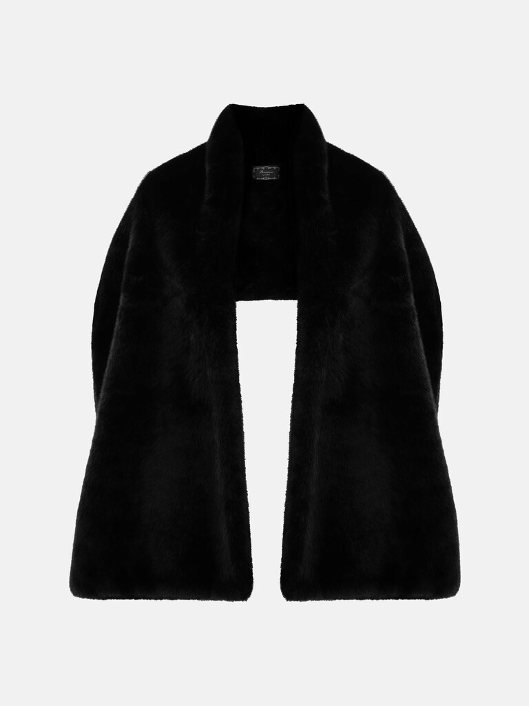 Eco-fur cape