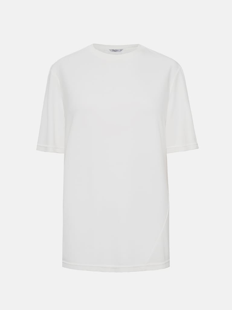 Трикотажная футболка свободного кроя