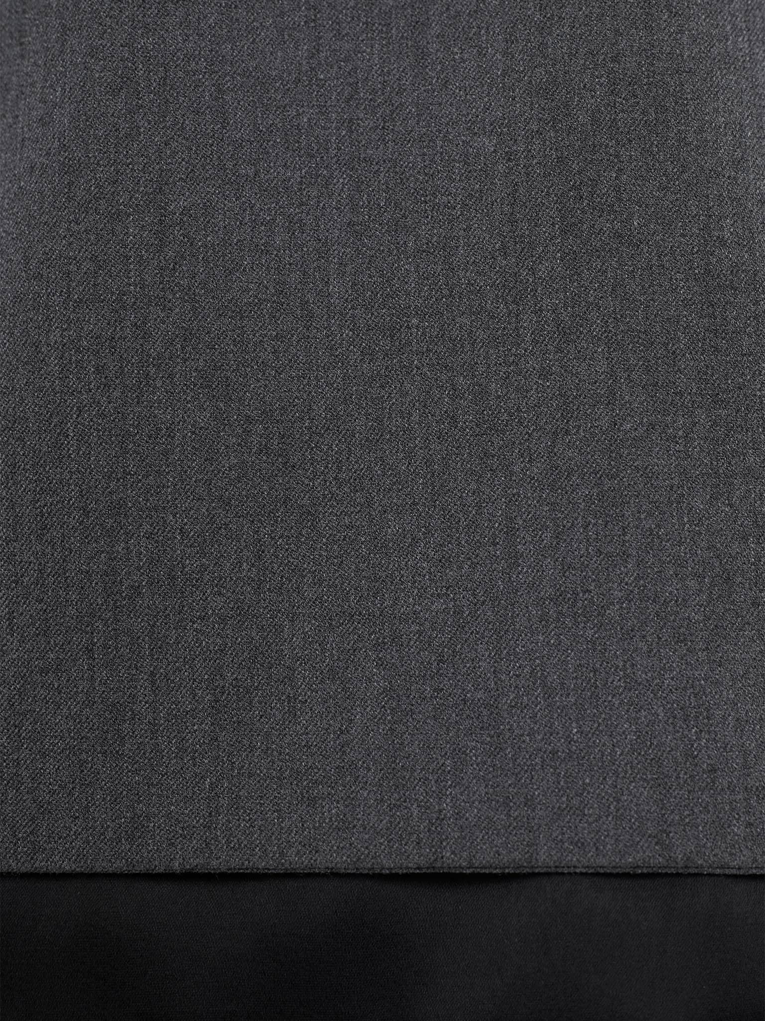 Double material cropped jacket