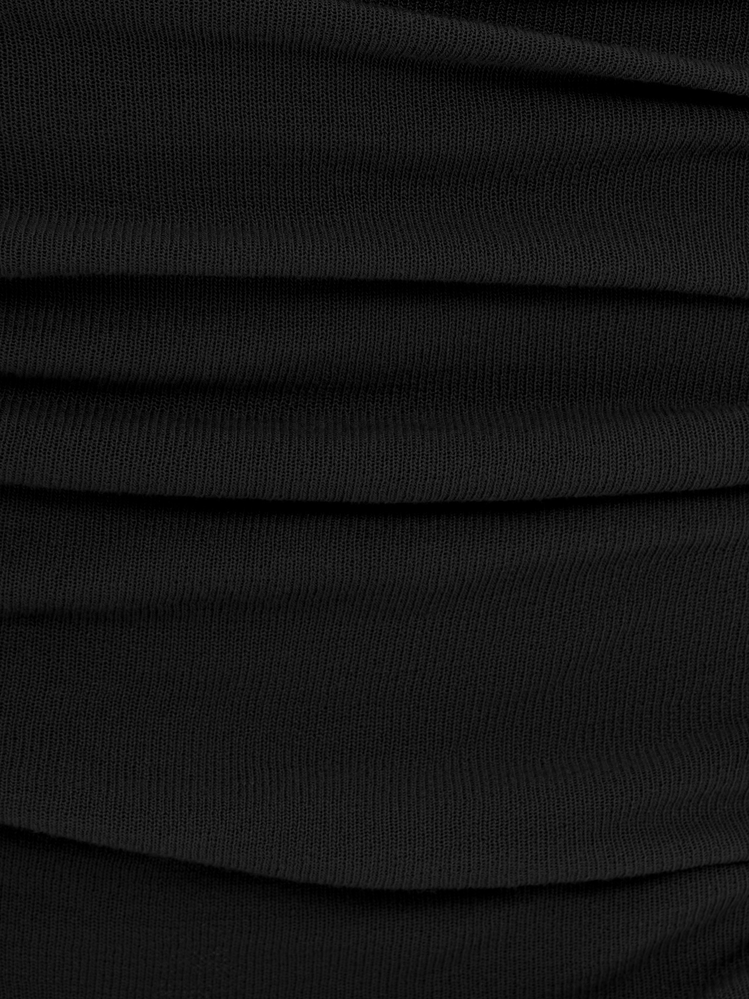 Jupe midi en maille avec hanches drapées