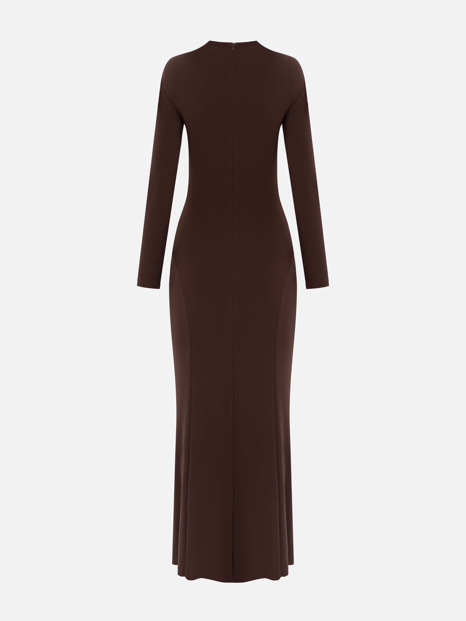 Платье макси со сборкой на талии