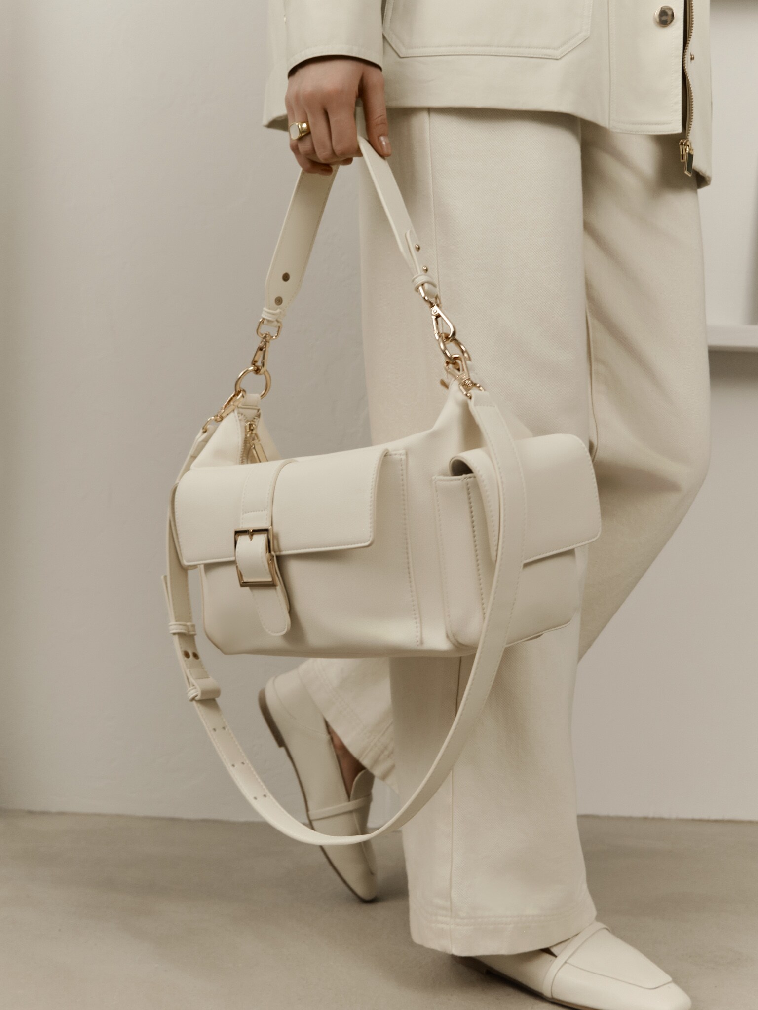 Sac rectangulaire avec grandes poches