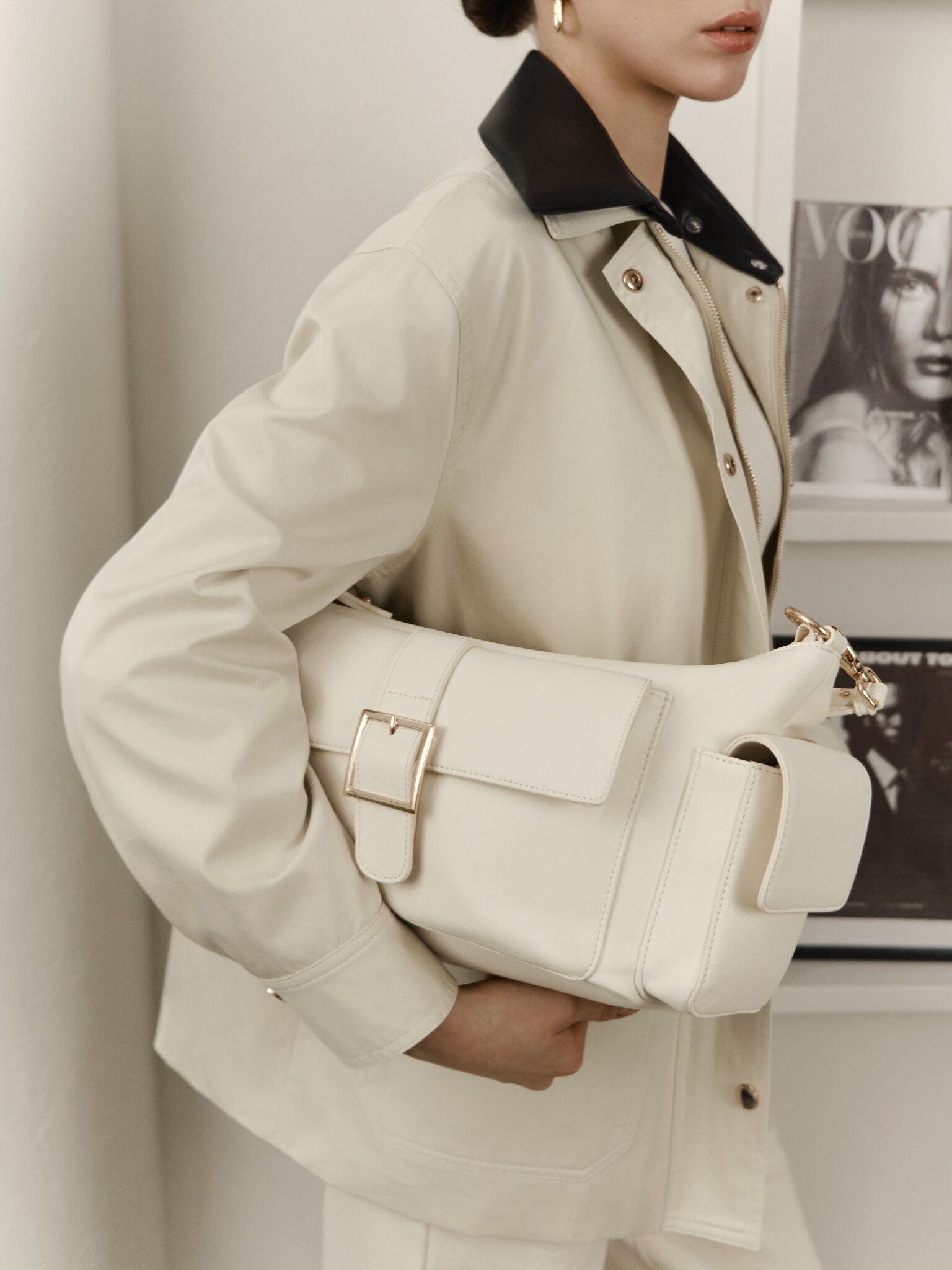 Sac rectangulaire avec grandes poches