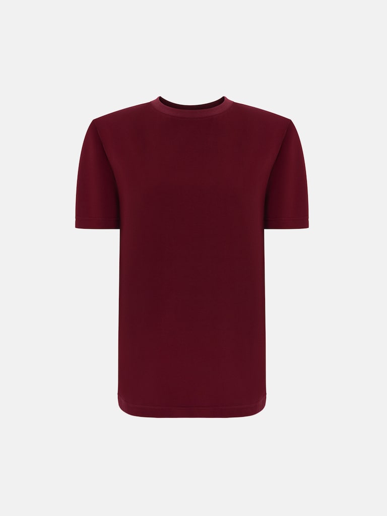 T-shirt with emphasised shoulders