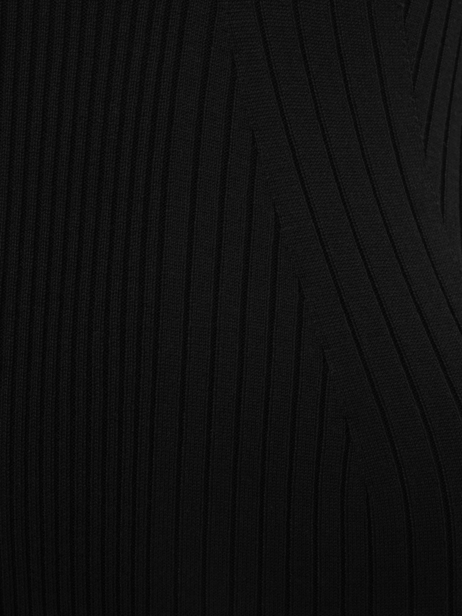 Short-sleeved rib-knit mini dress