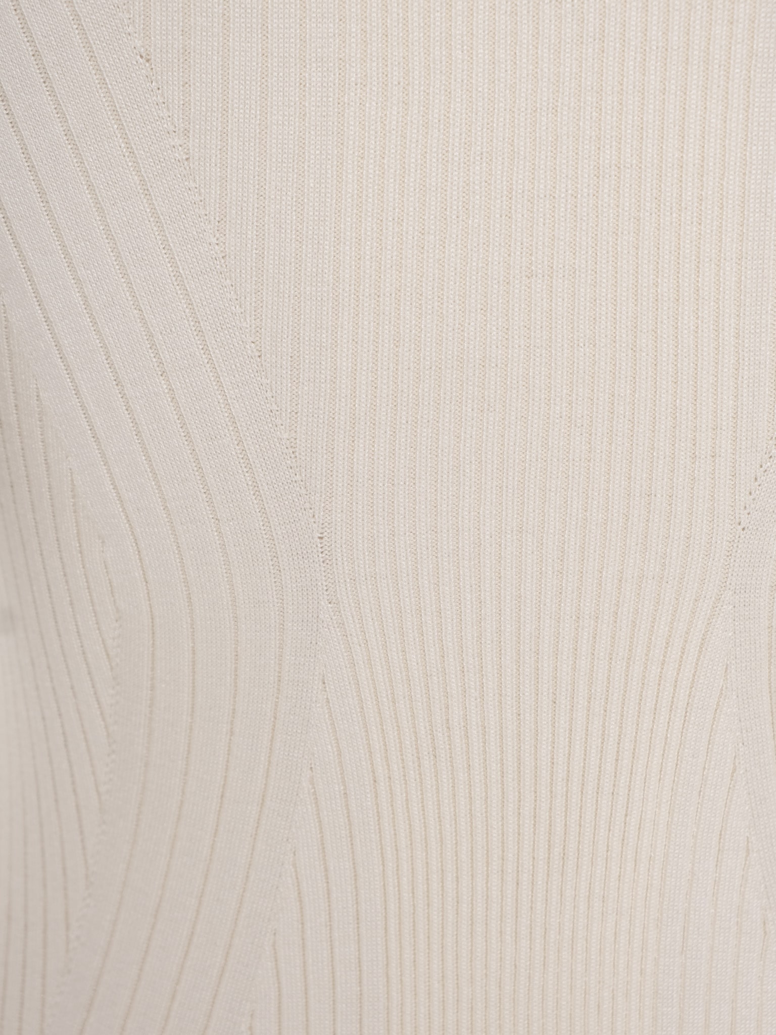 Short-sleeved rib-knit mini dress