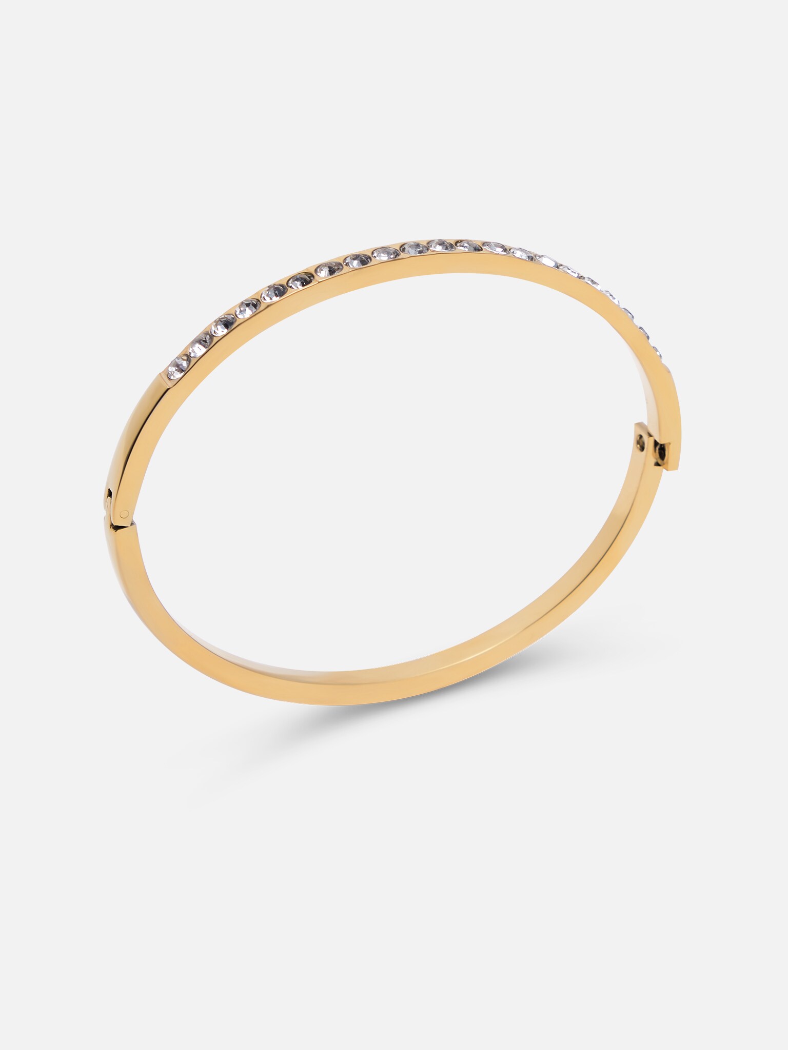 Круглый браслет со стразами