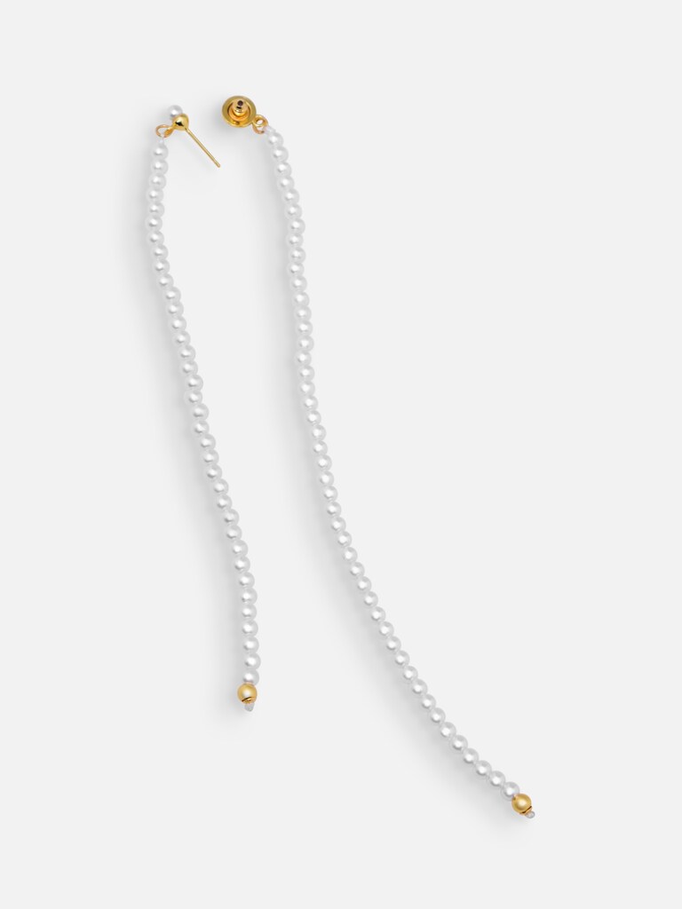 Lange Ohrstecker mit Perlen