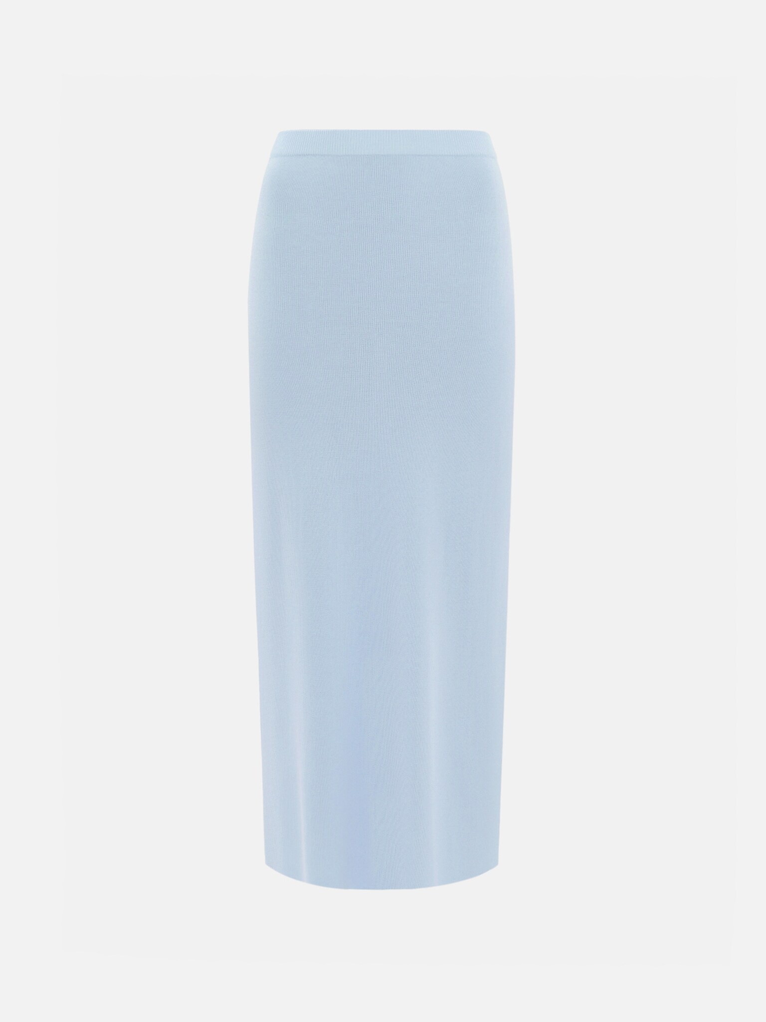 Monochrome knitted jersey maxi skirt