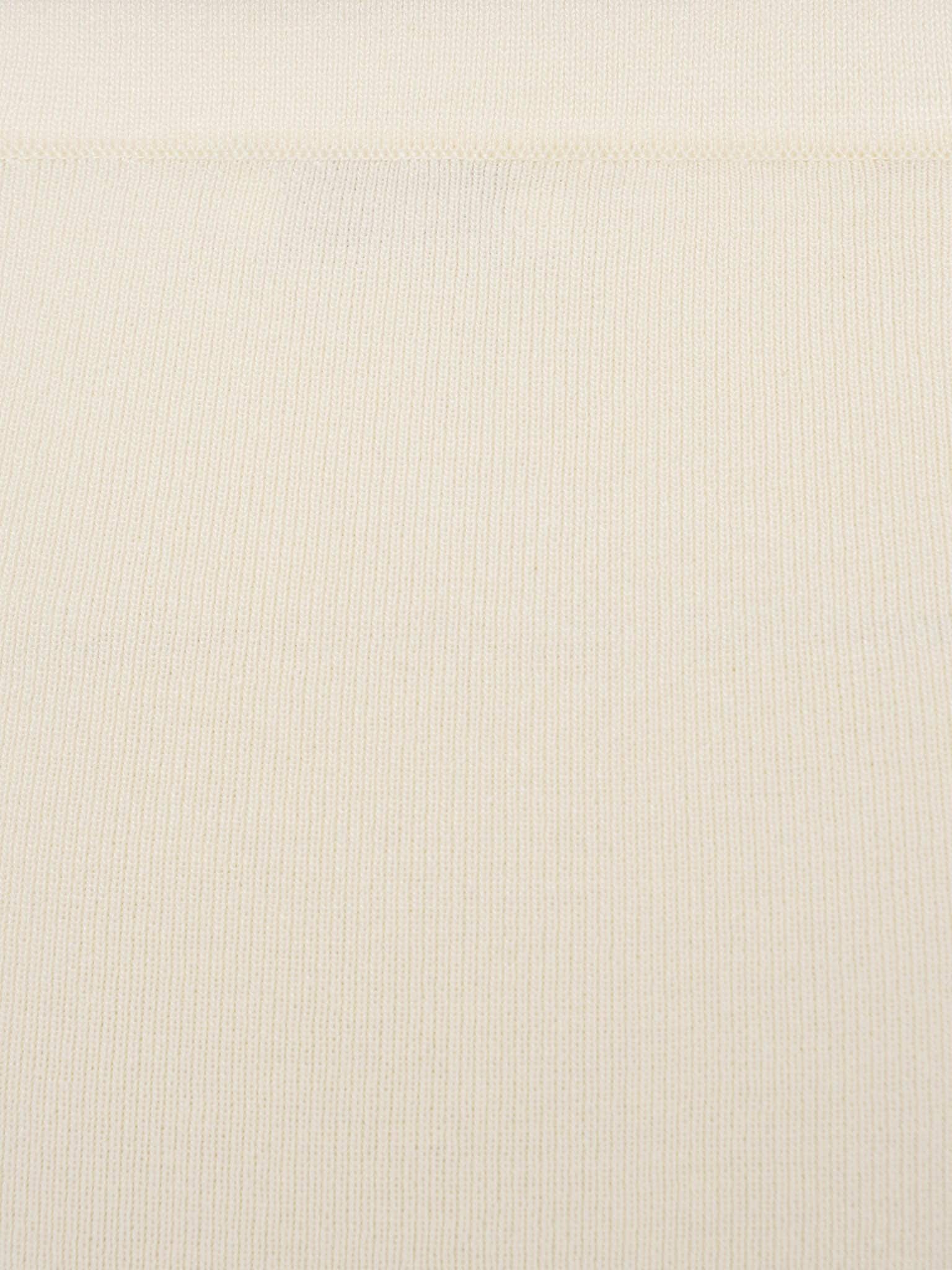 Юбка мини в рубчик с контрастным кантом