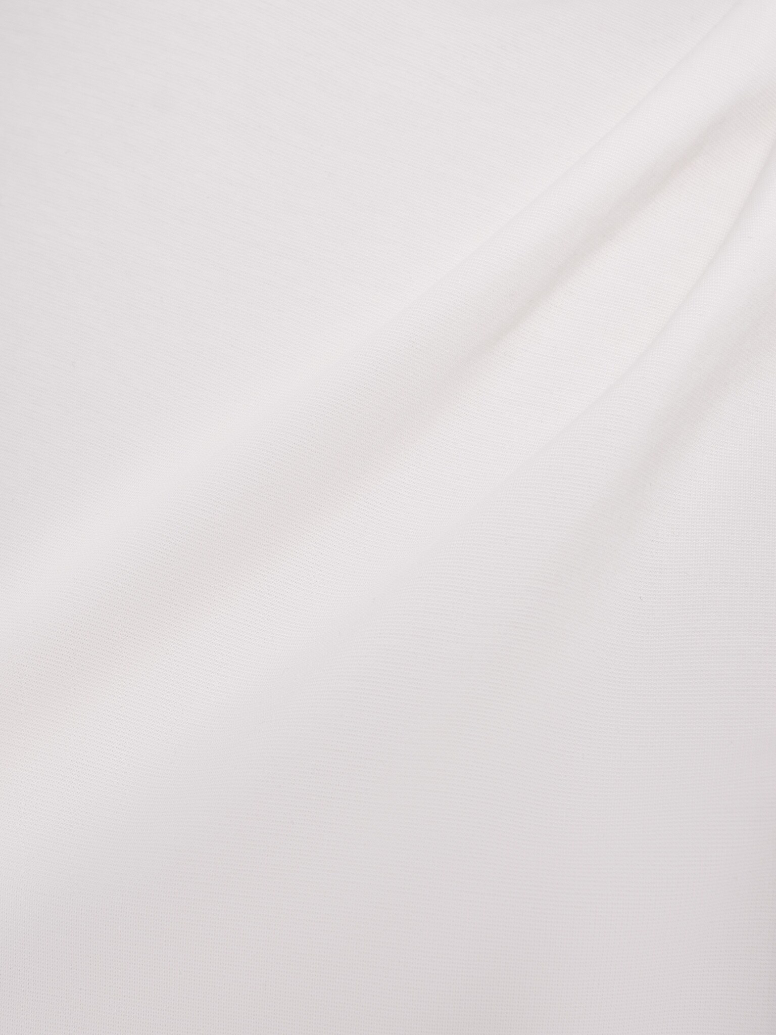 Short-sleeved top with draped shoulder