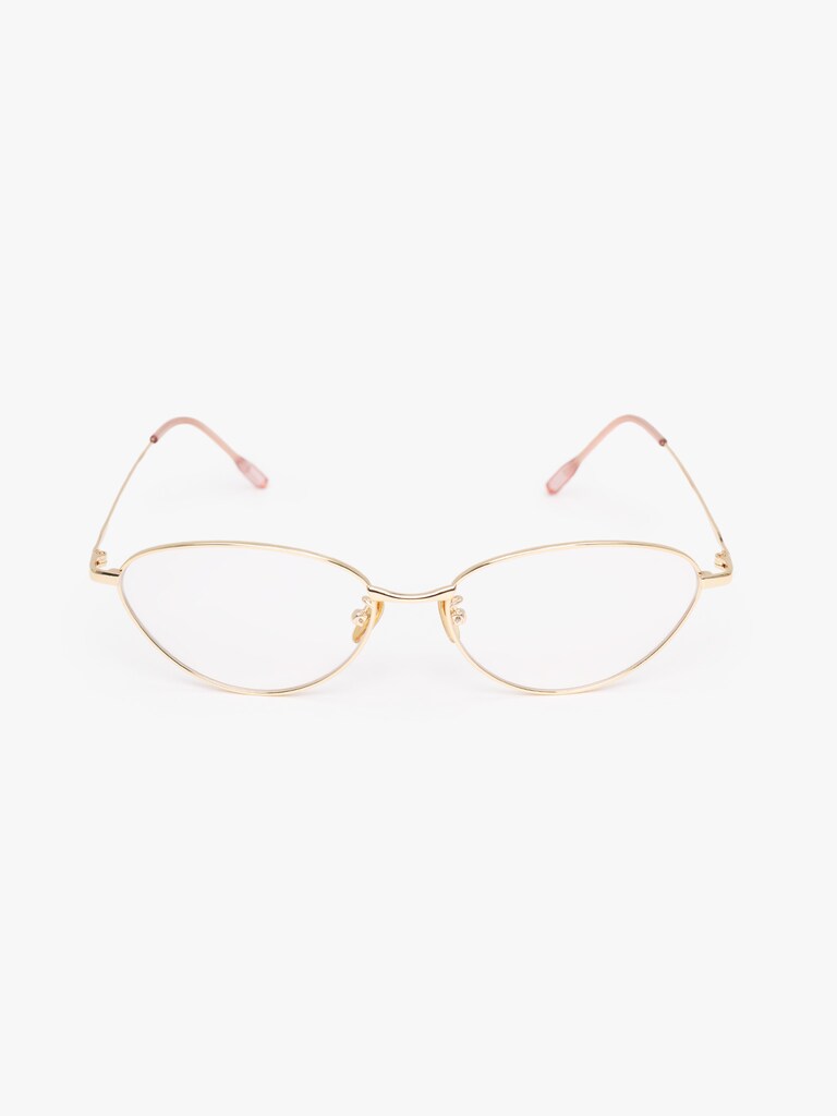 Декоративные очки в металлической оправе