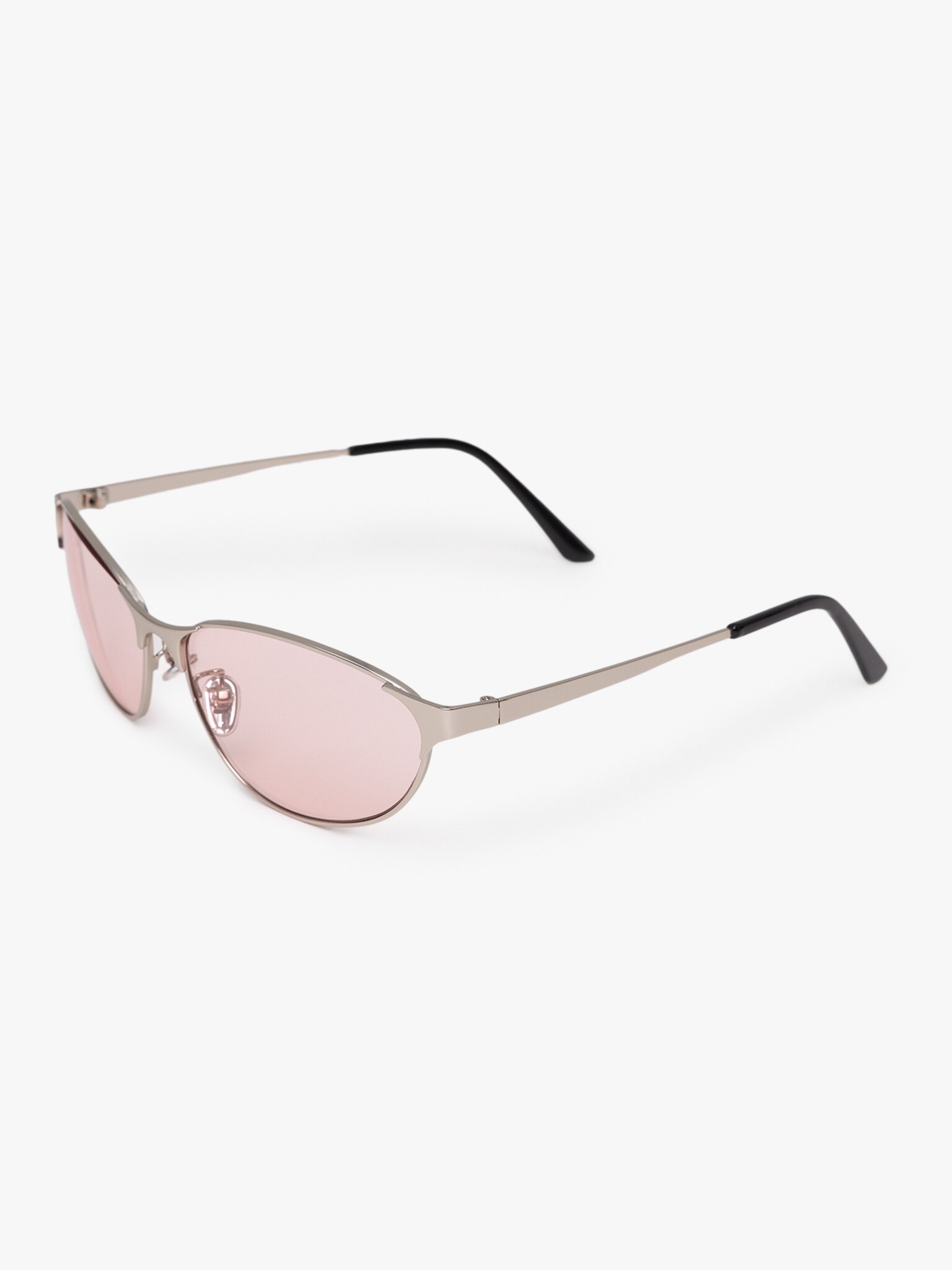 Decorative metal frame sunglasses with coloured lenses