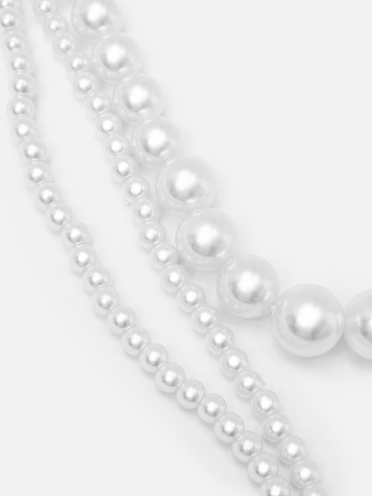 Collier triple rangs de perles