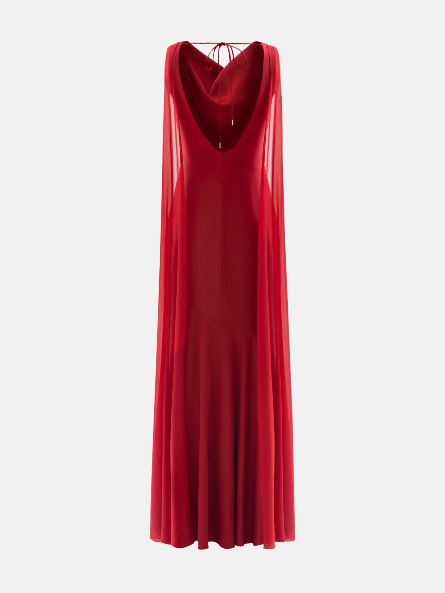 Sukienka maxi ze wstążkami na ramionach