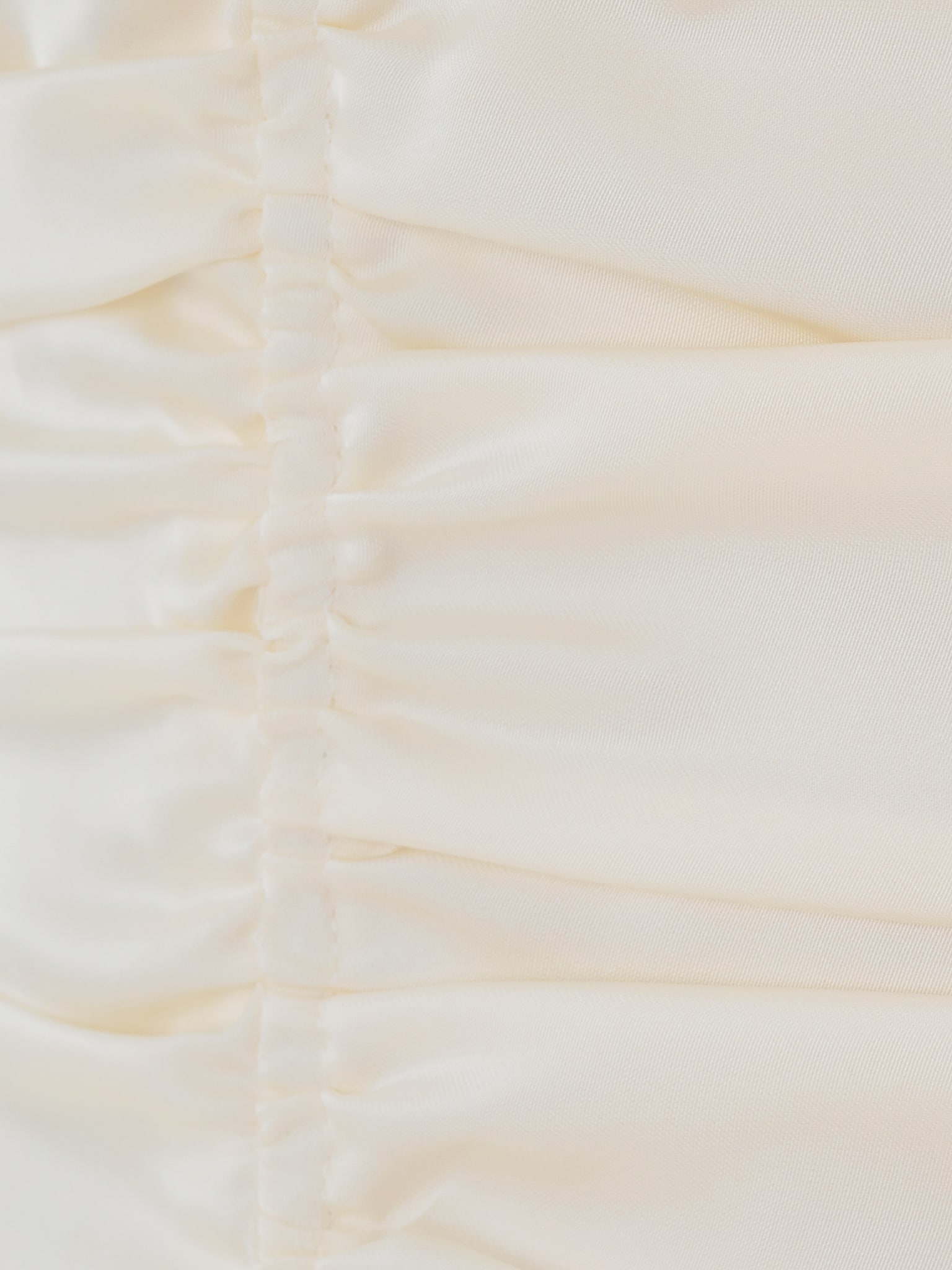 Korsett-Oberteil aus Satin mit langem Schal