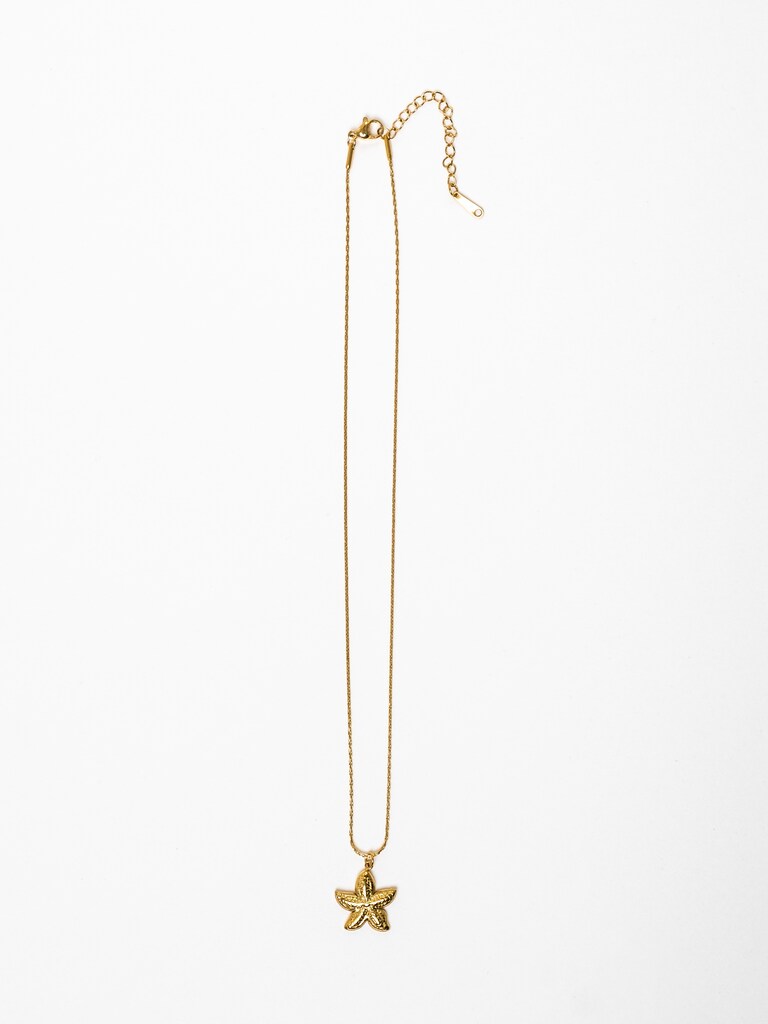 Тонкая цепь с подвеской-звездой