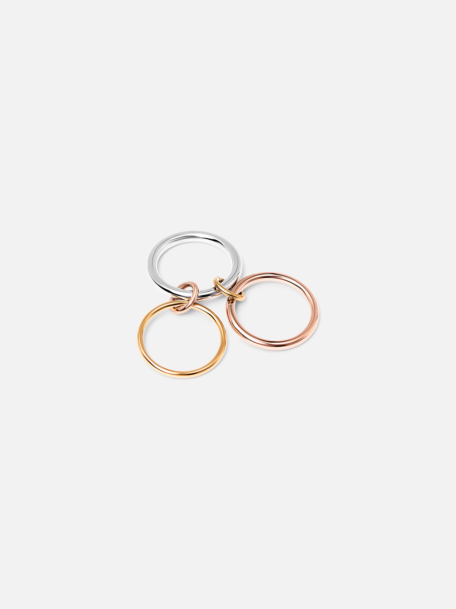 Complex multi-metal ring :: LICHI - Online fashion store