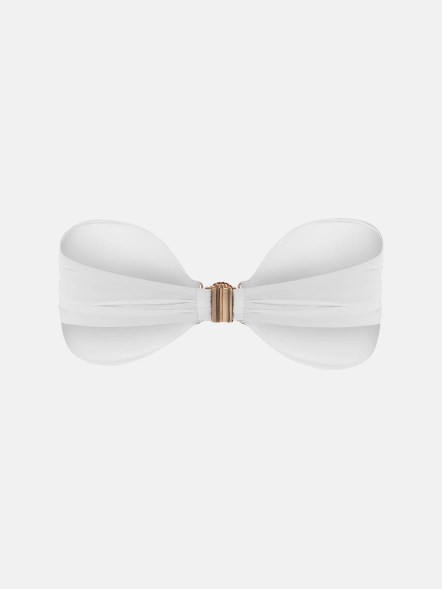 Лиф бикини без бретелей с декором-раковиной